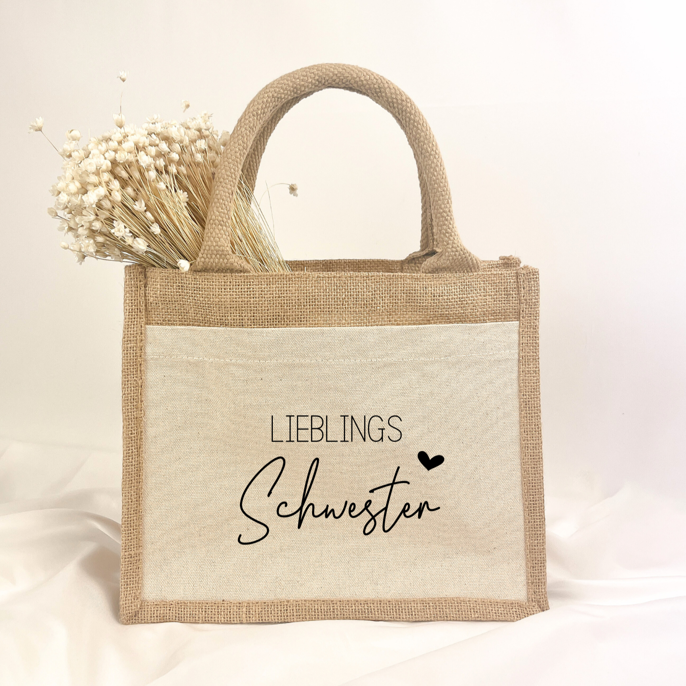 Jute Tasche · Lieblingsschwester