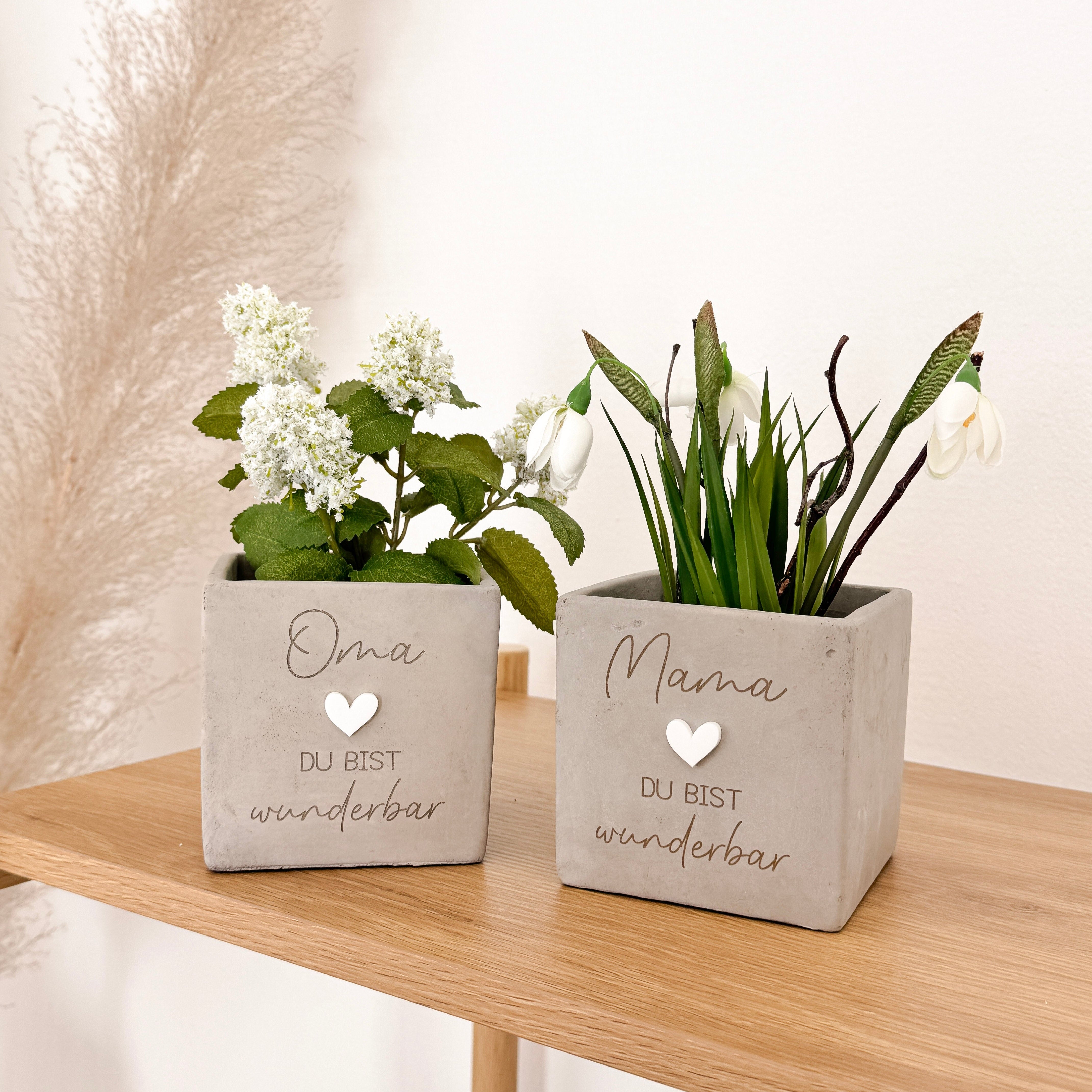 Blumentopf · Muttertag Mama Oma