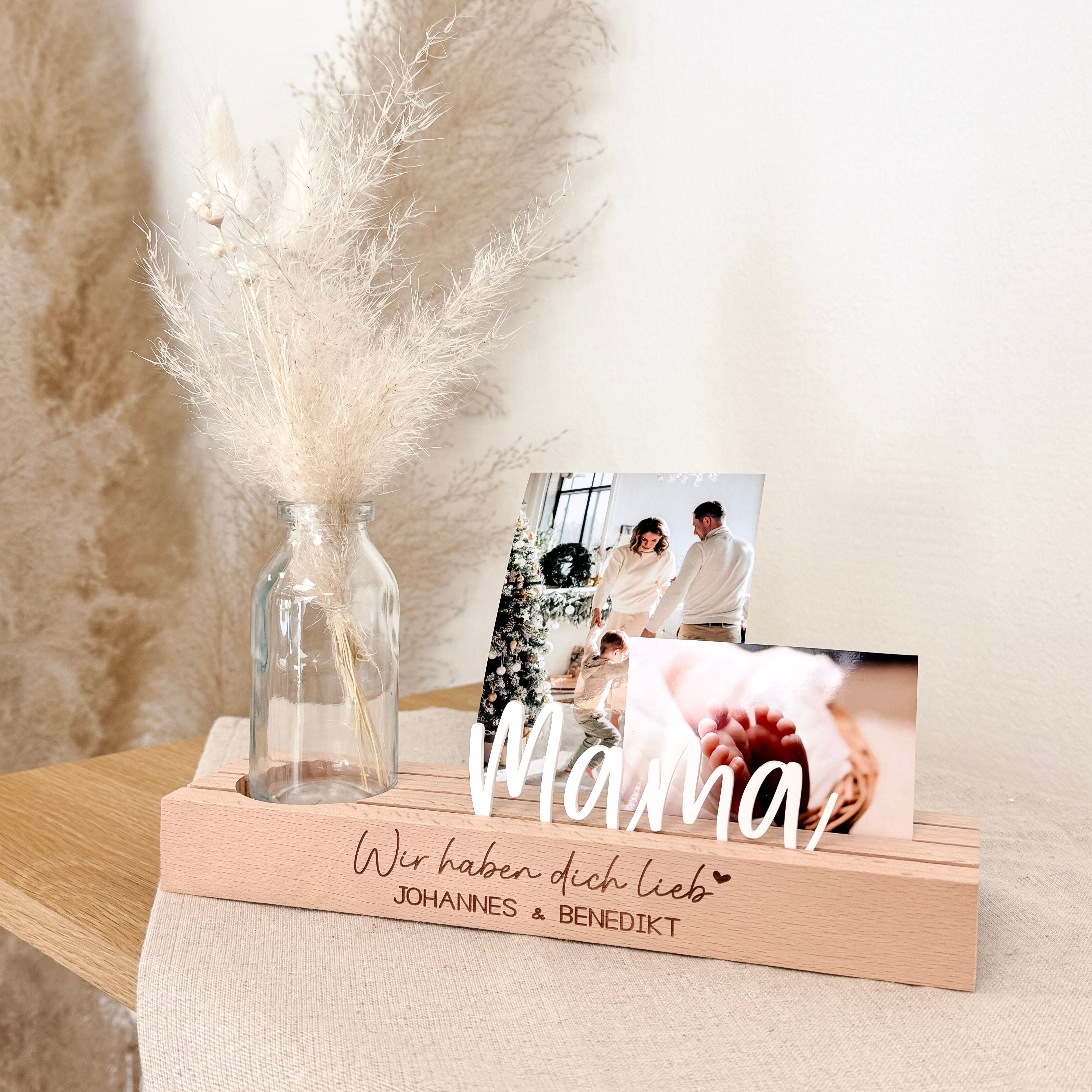 Kartenständer · 3D Schriftzug