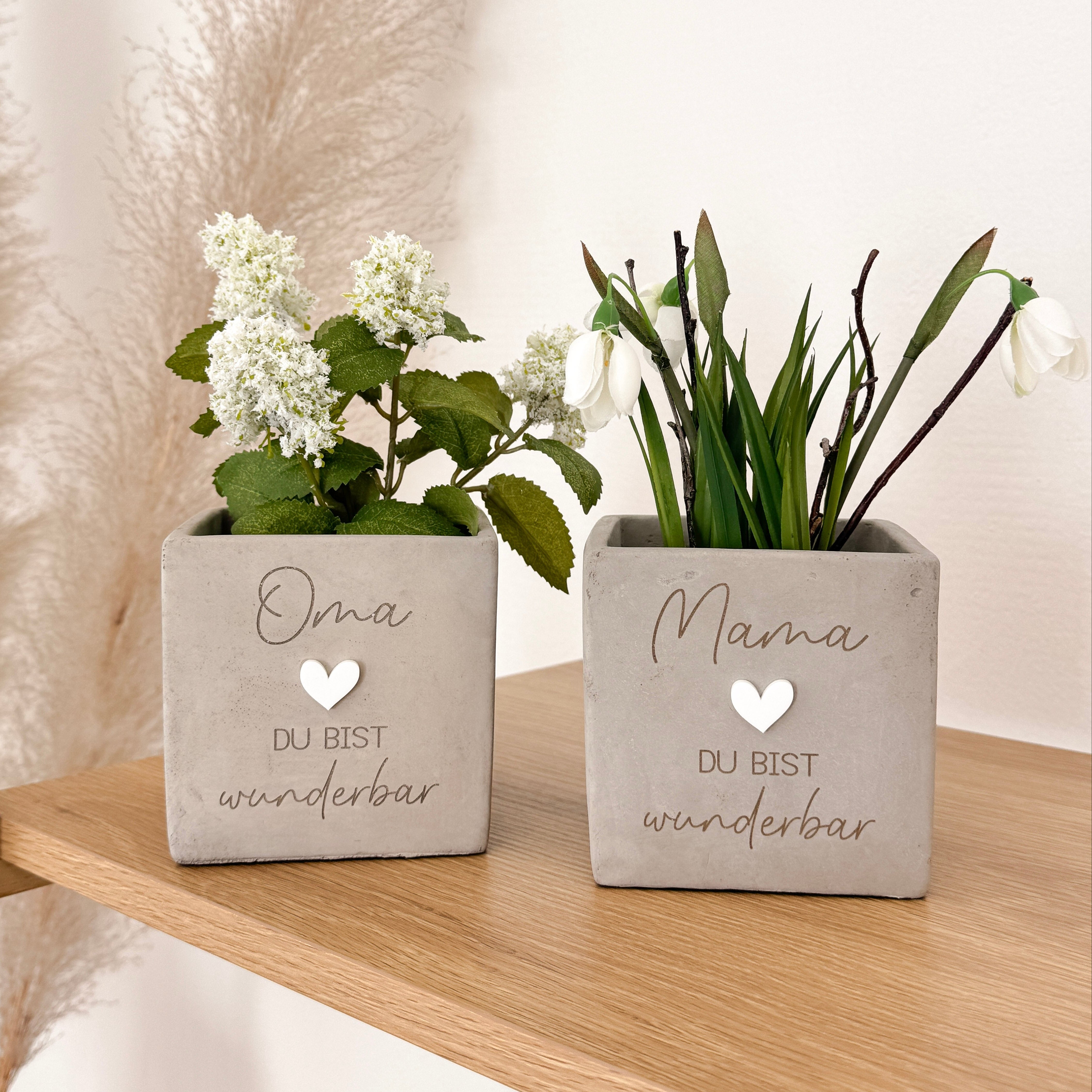 Blumentopf · Muttertag Mama Oma