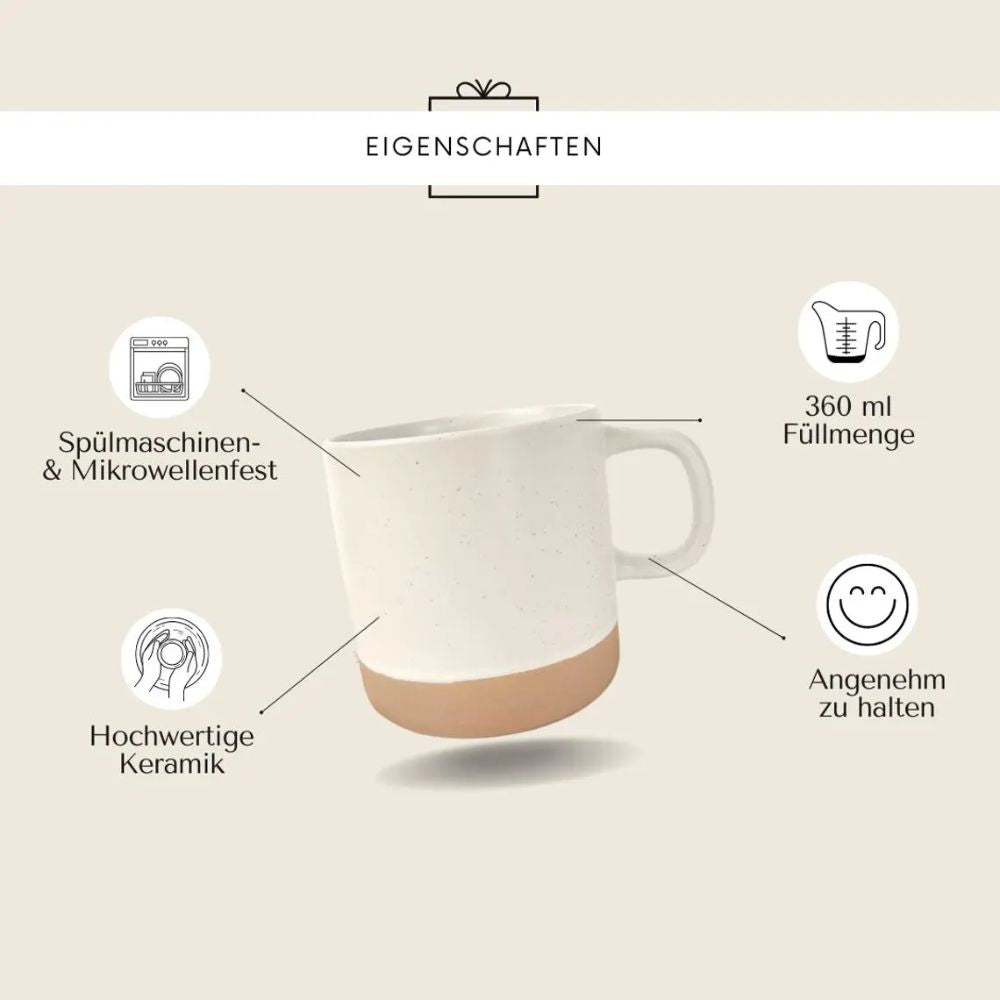 Tasse · Erzieherin mit Herz + Name