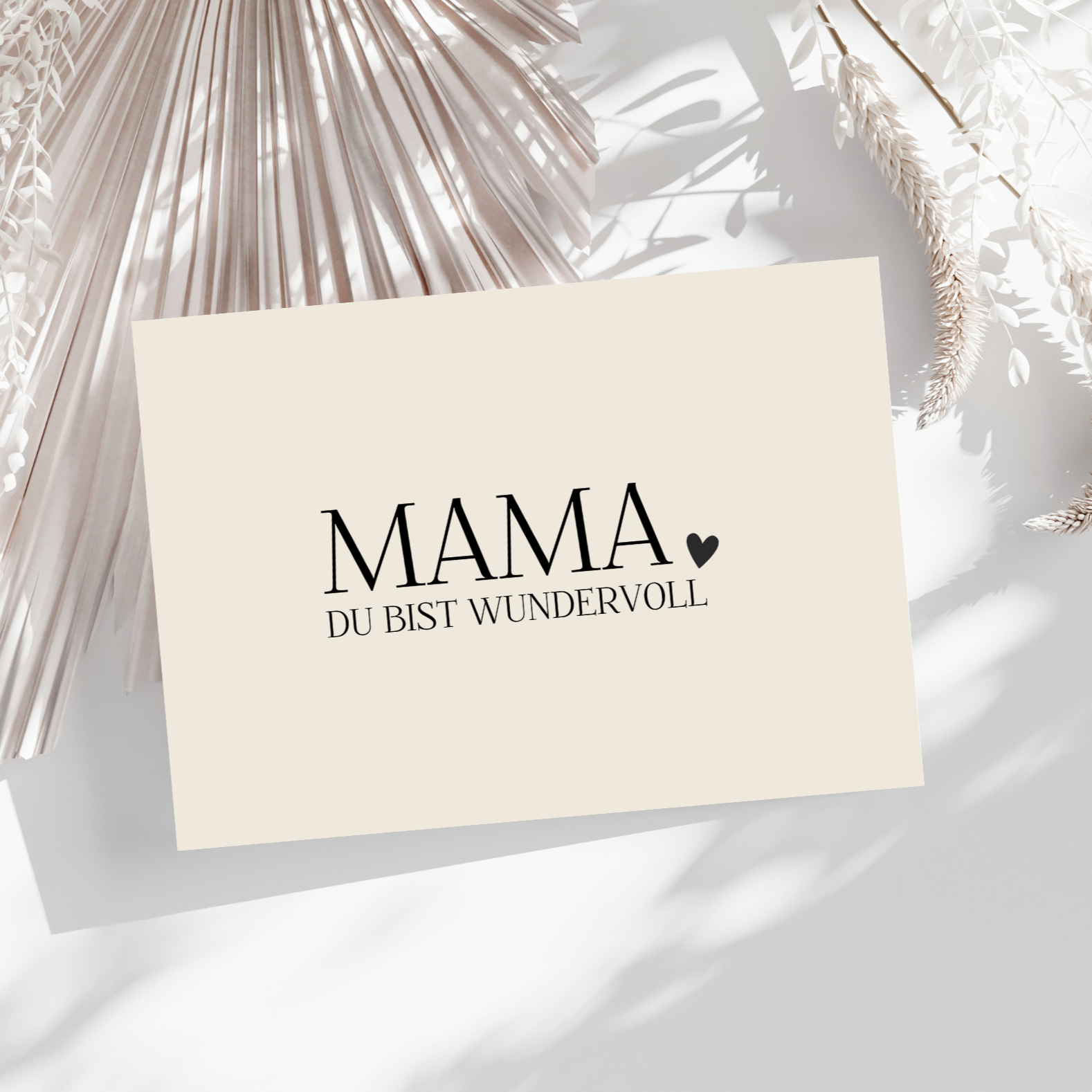 Grußkarte Mama