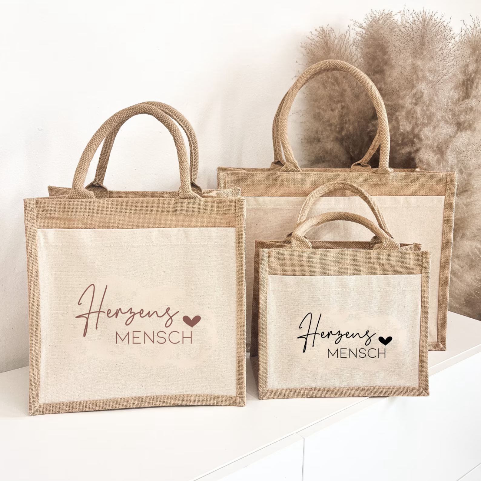 Jute Tasche · Herzensmensch