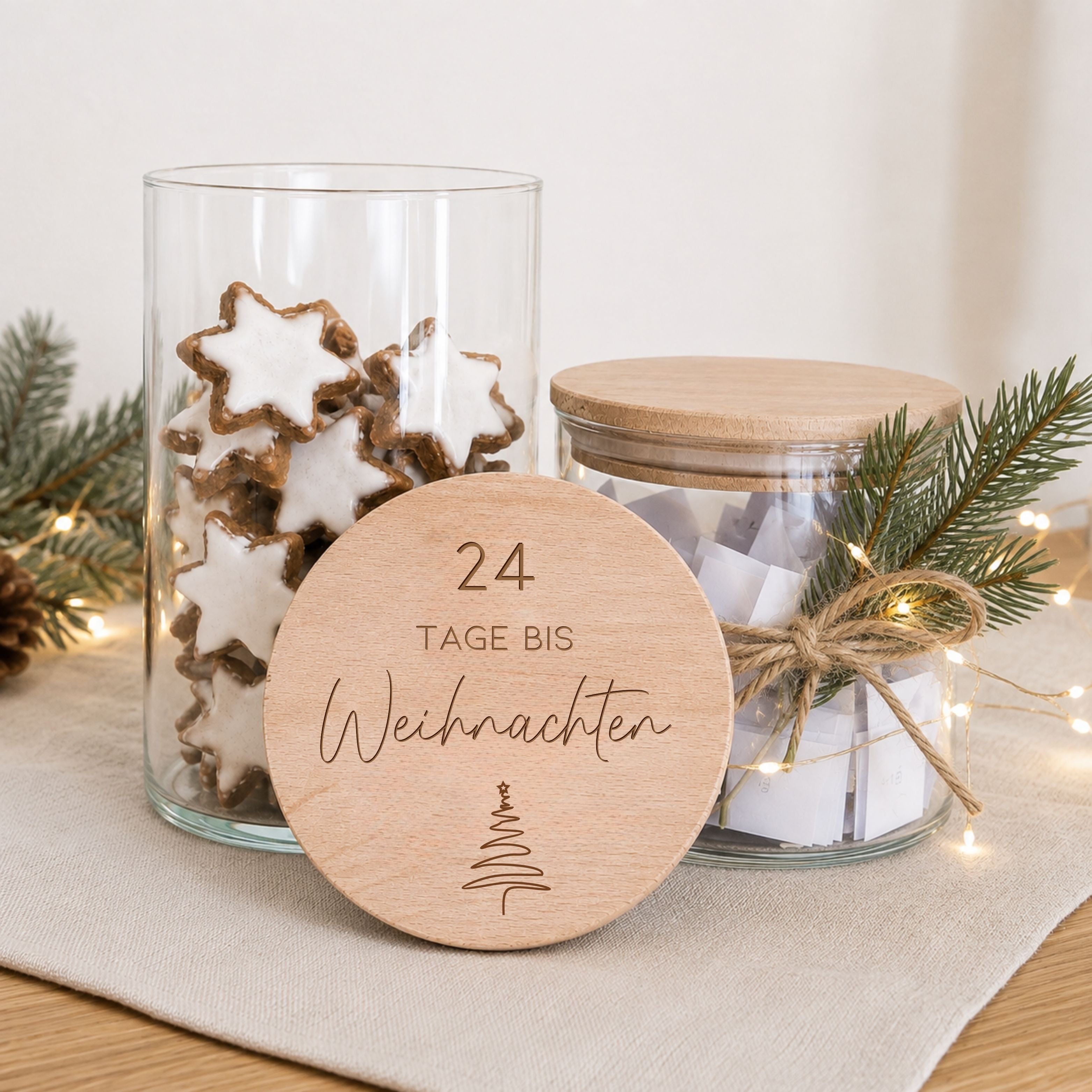 Vorratsglas · 24 Tage bis Weihnachten