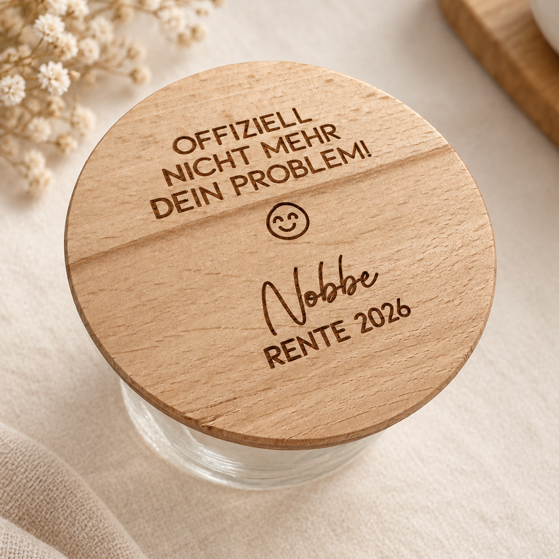 Vorratsglas · Rente