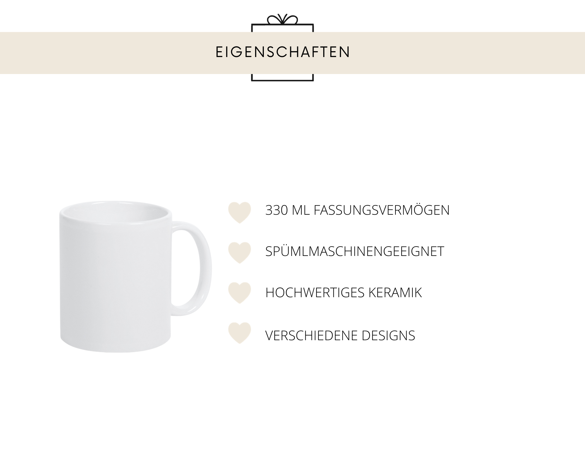 Personalisierte Weihnachtstasse