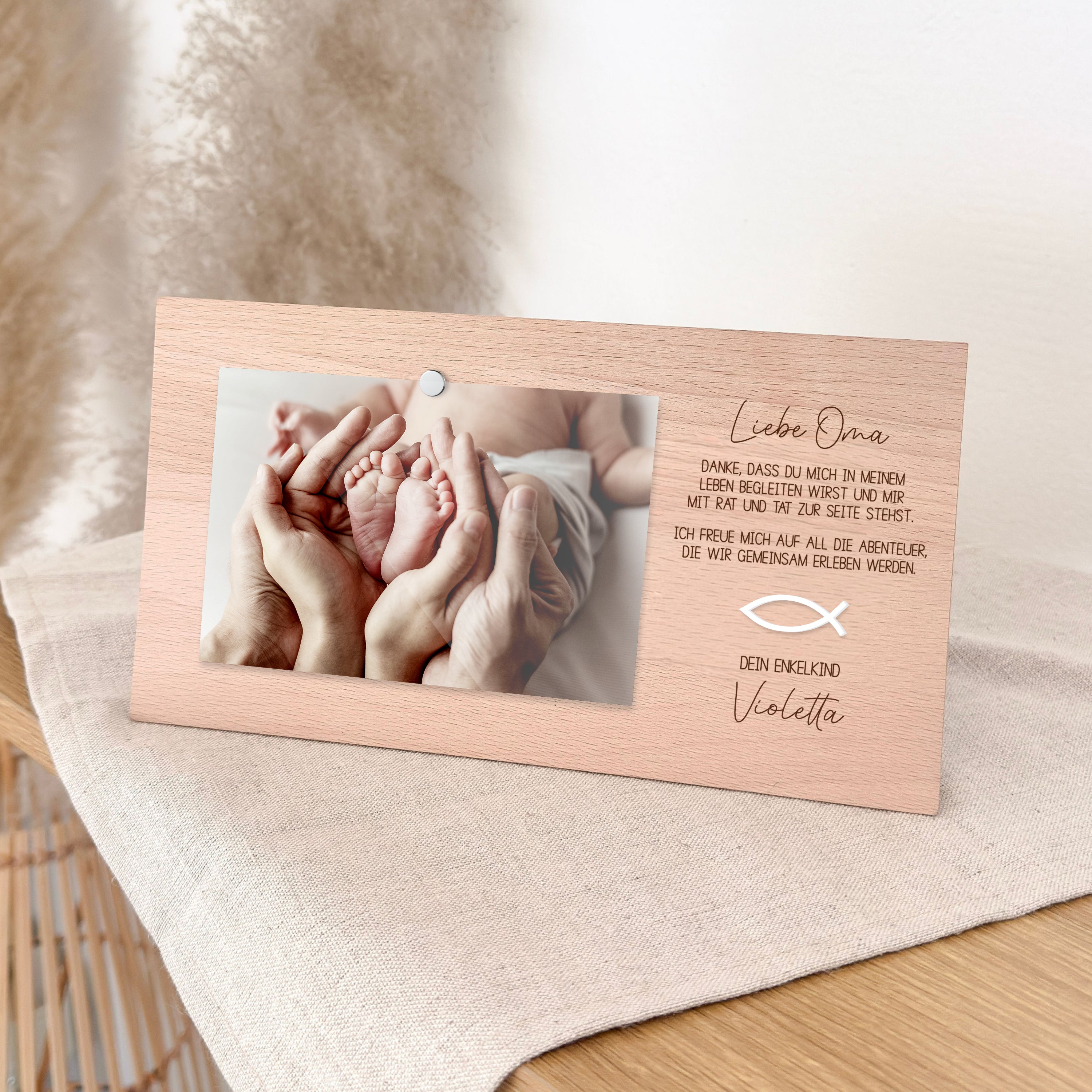 Fotoständer · Danke, dass... (Taufe · Kommunion · Konfirmation · Firmung)