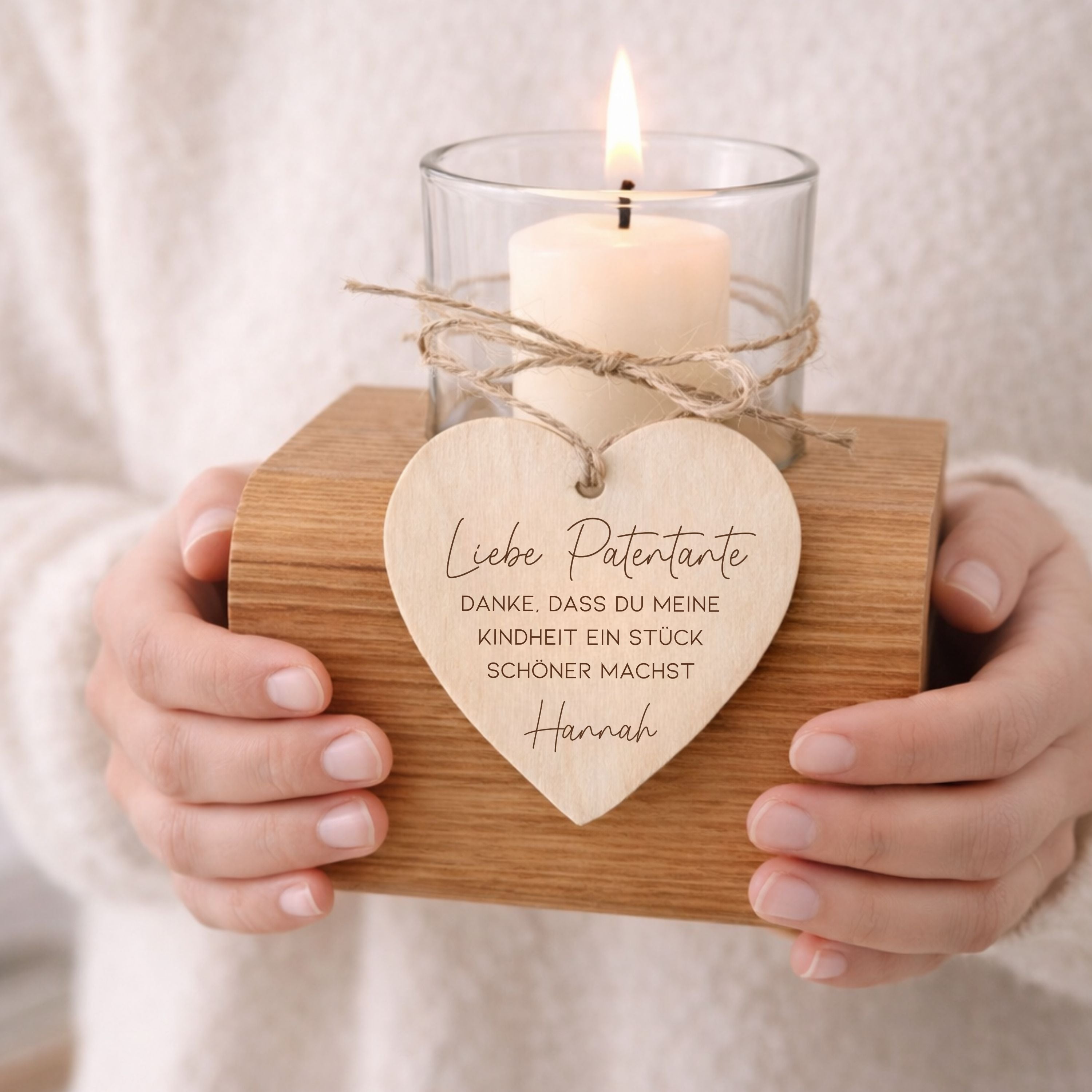 Windlicht mit Anhänger · Kindheit