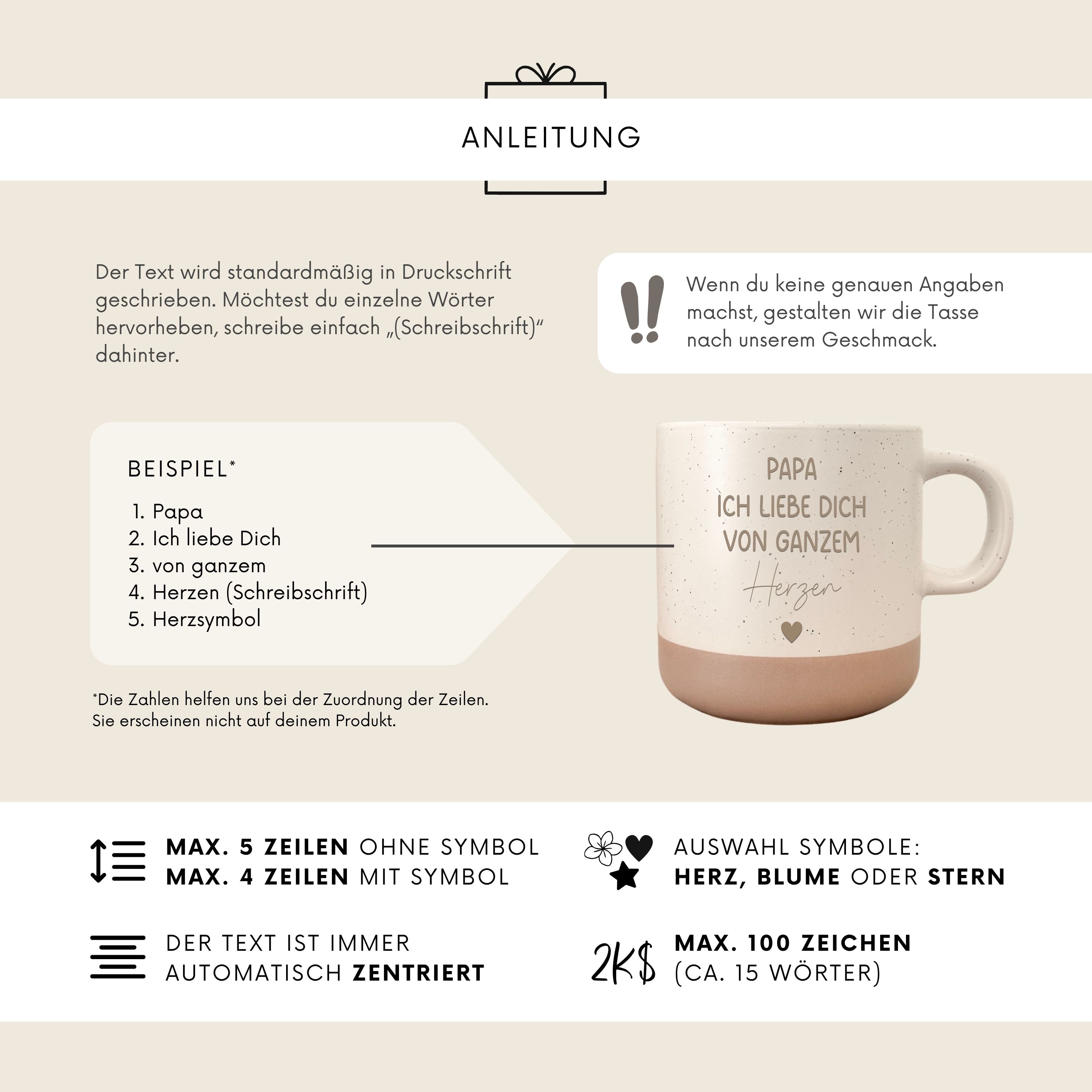 Tasse · Wunschtext
