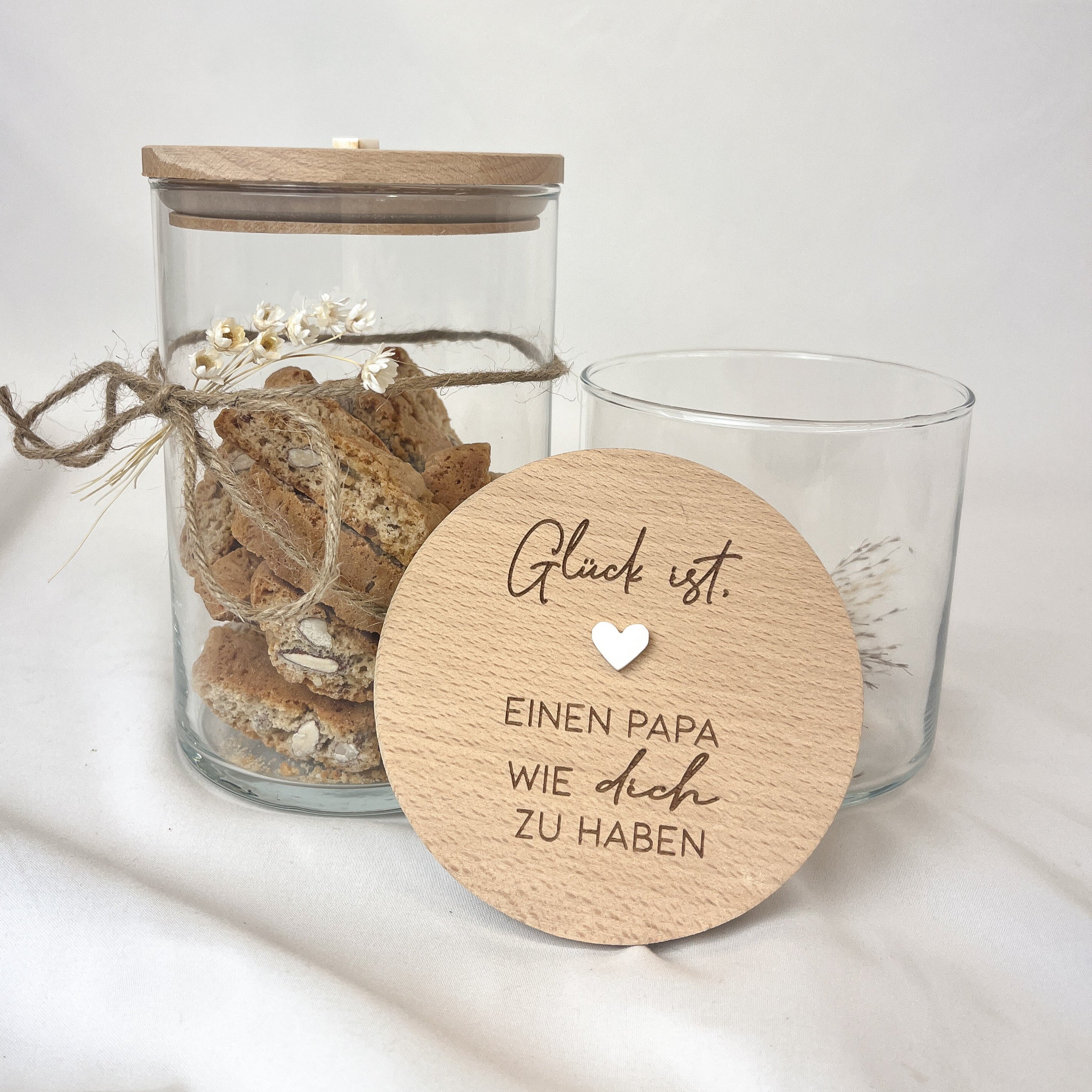 Vorratsglas · Glück ist