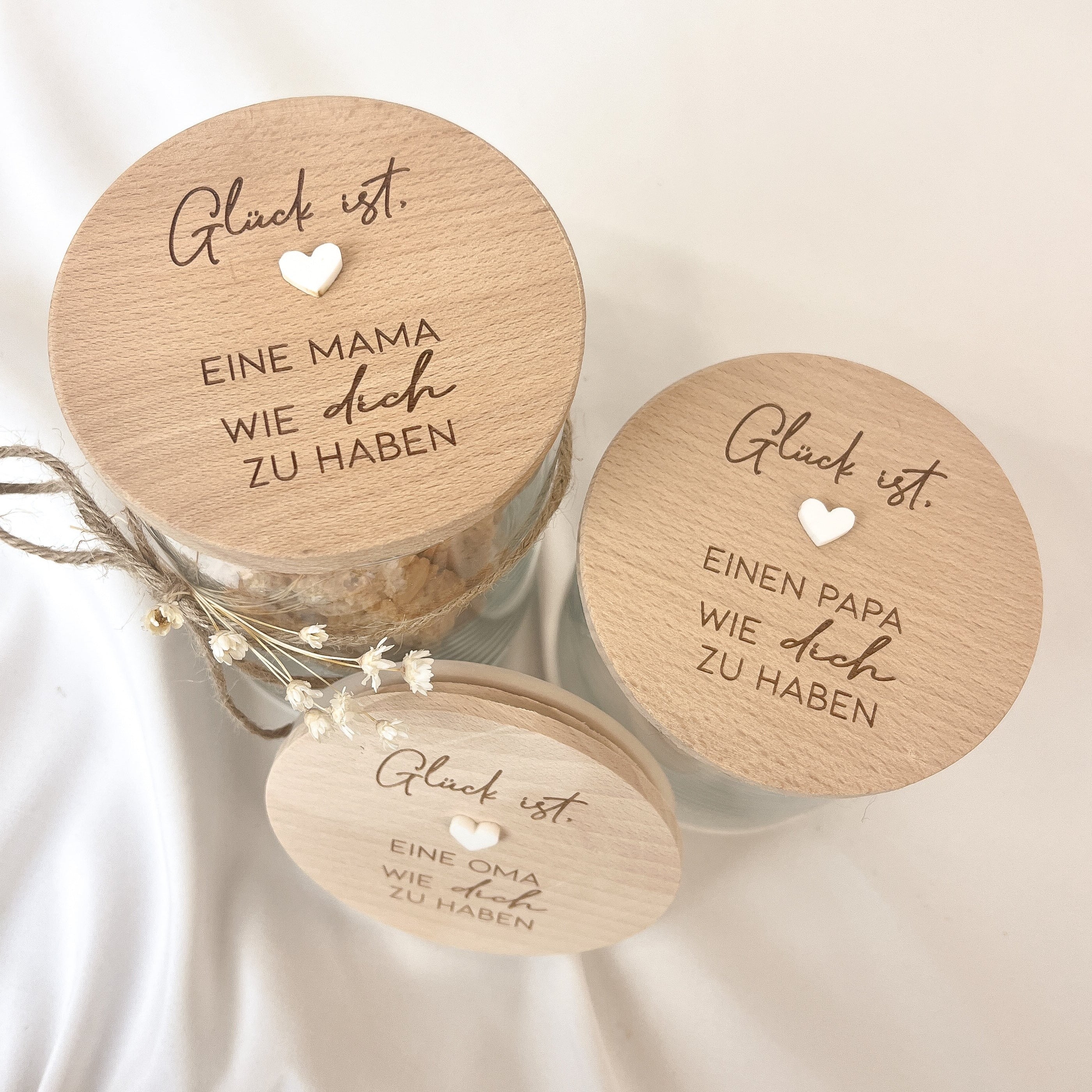 Vorratsglas · Glück ist