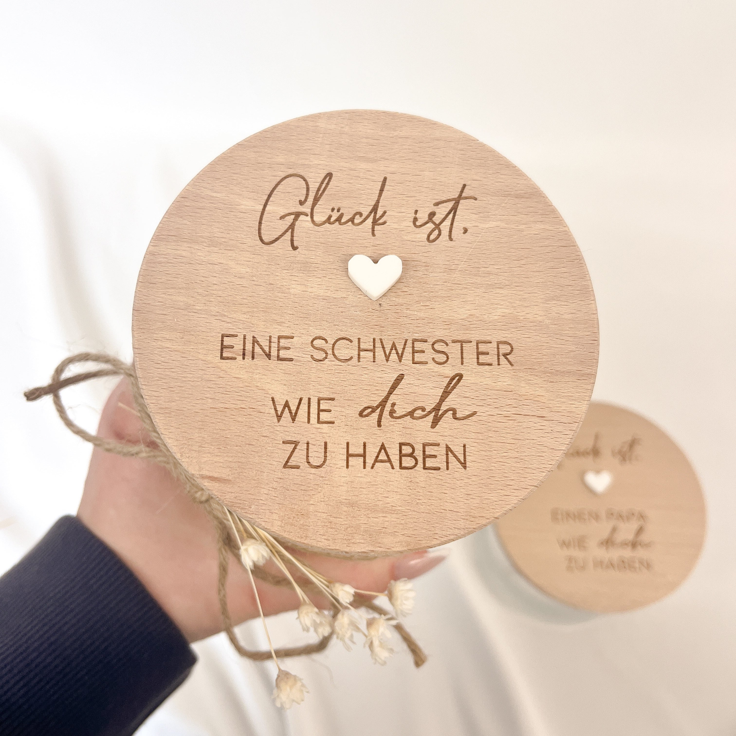 Vorratsglas · Glück ist