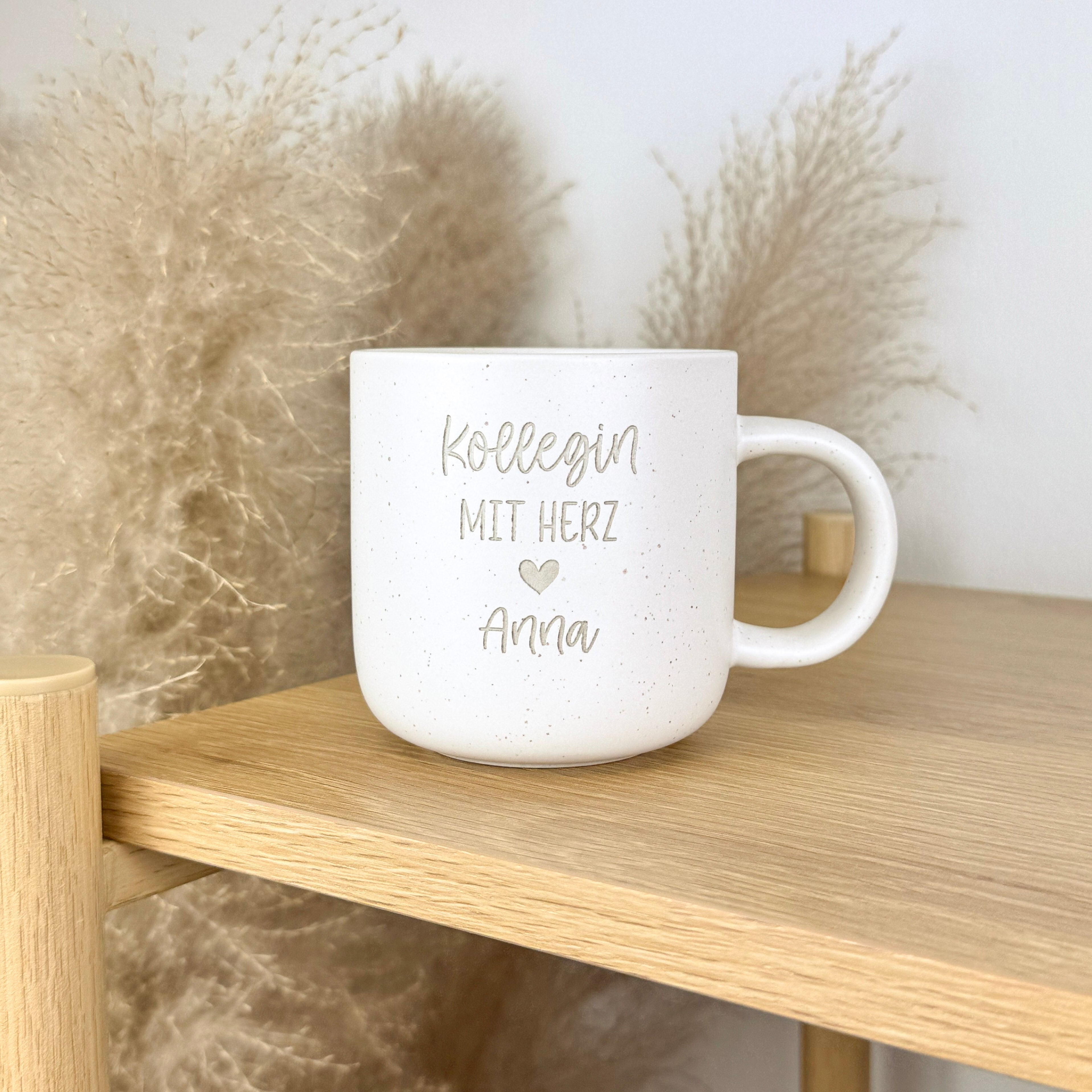 Tasse · Kollegin mit Herz (weiß)
