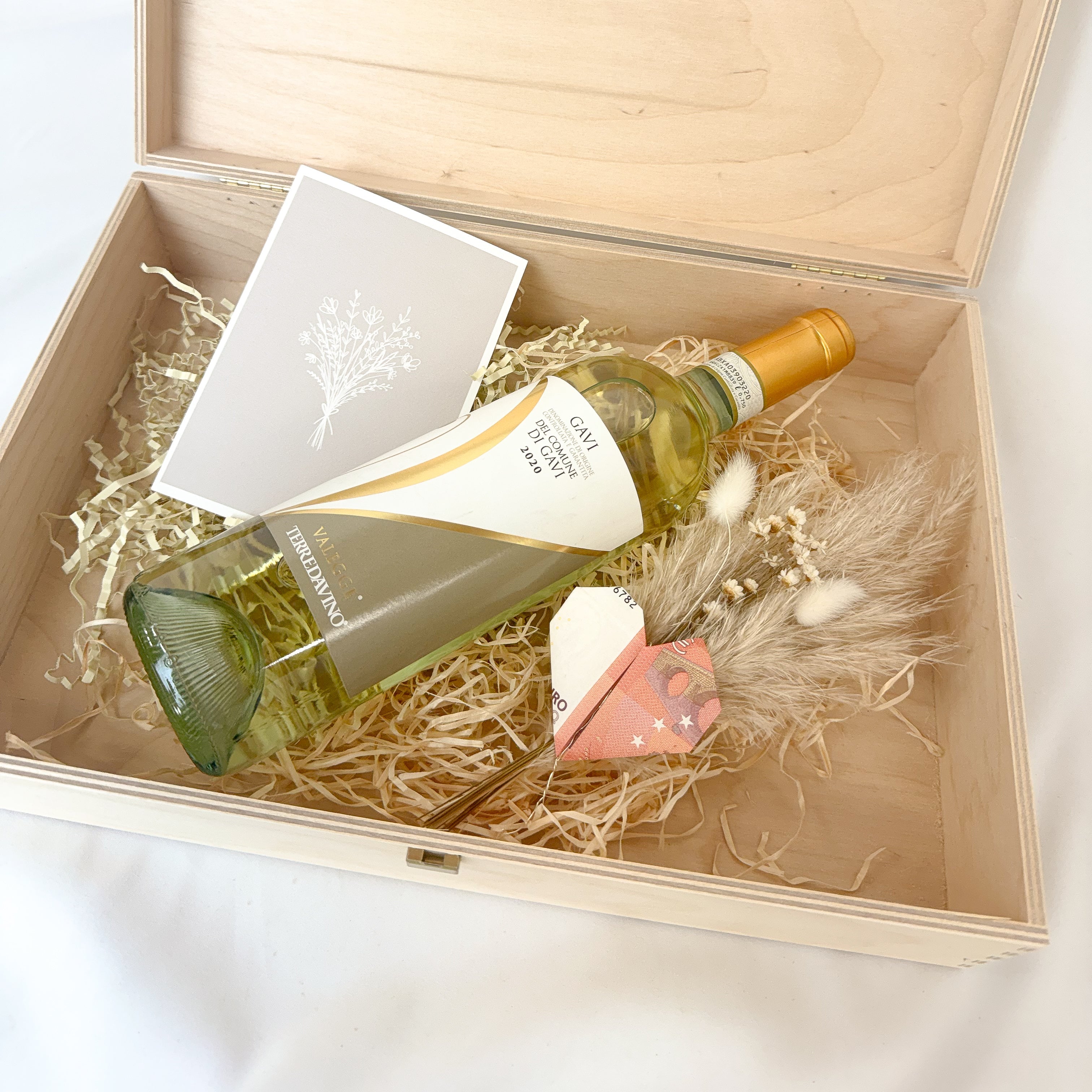 Erinnerungskiste Hochzeit mit Spruch