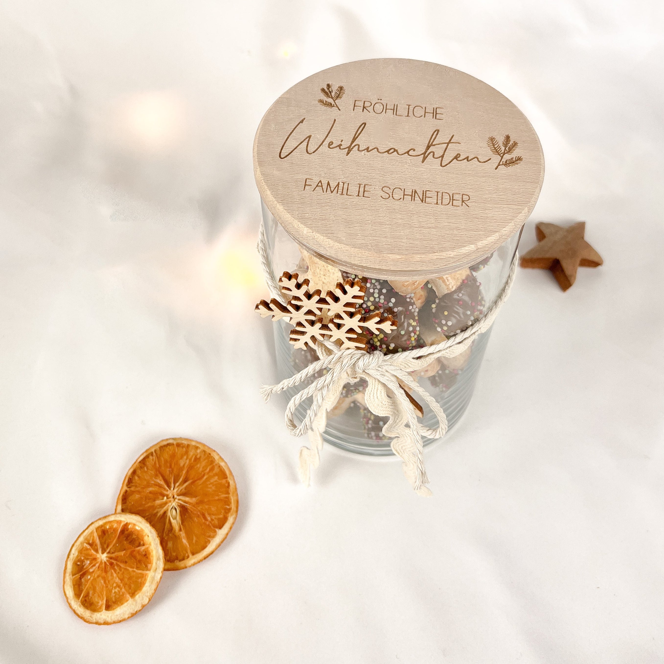 Vorratsglas · Fröhliche Weihnachten