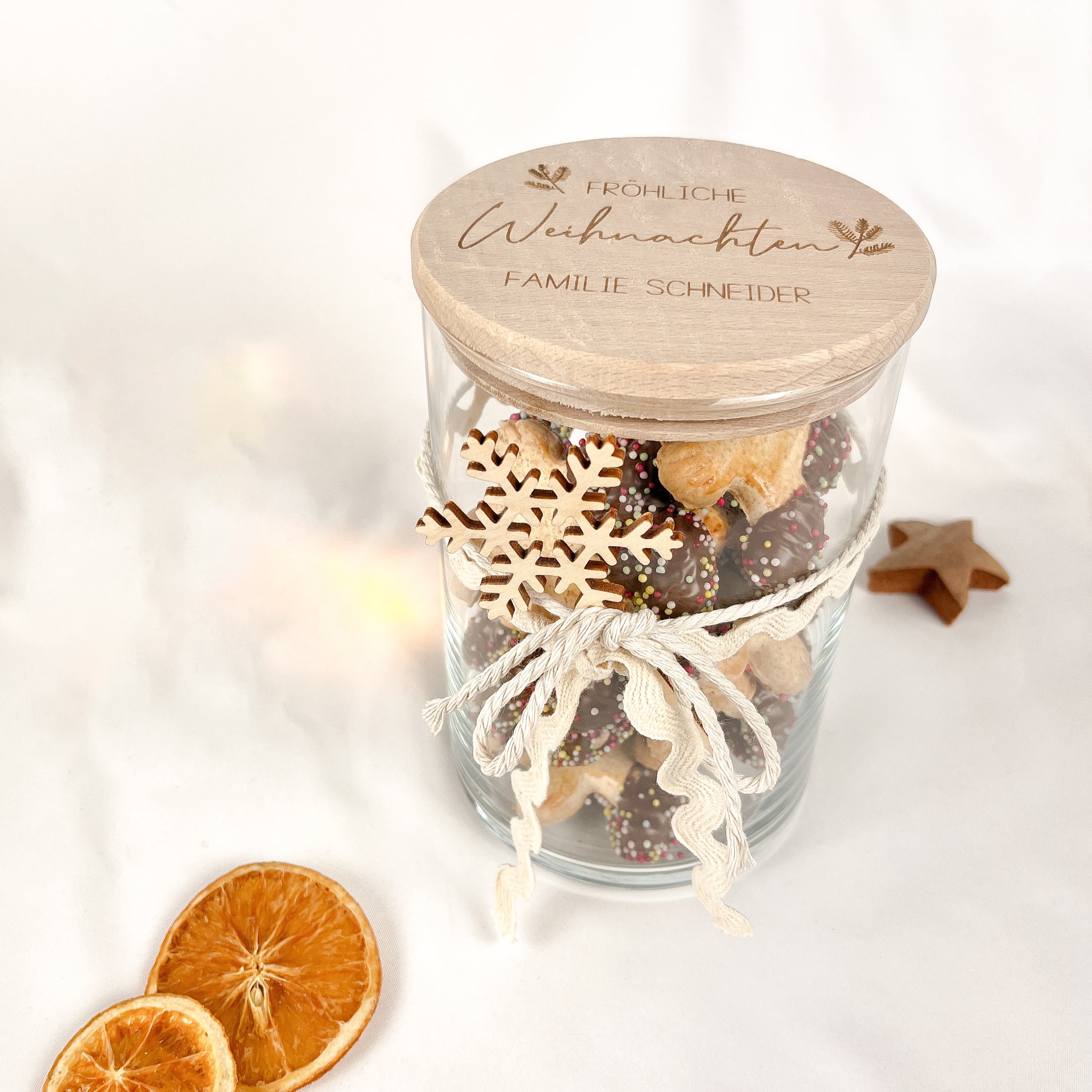Vorratsglas · Fröhliche Weihnachten