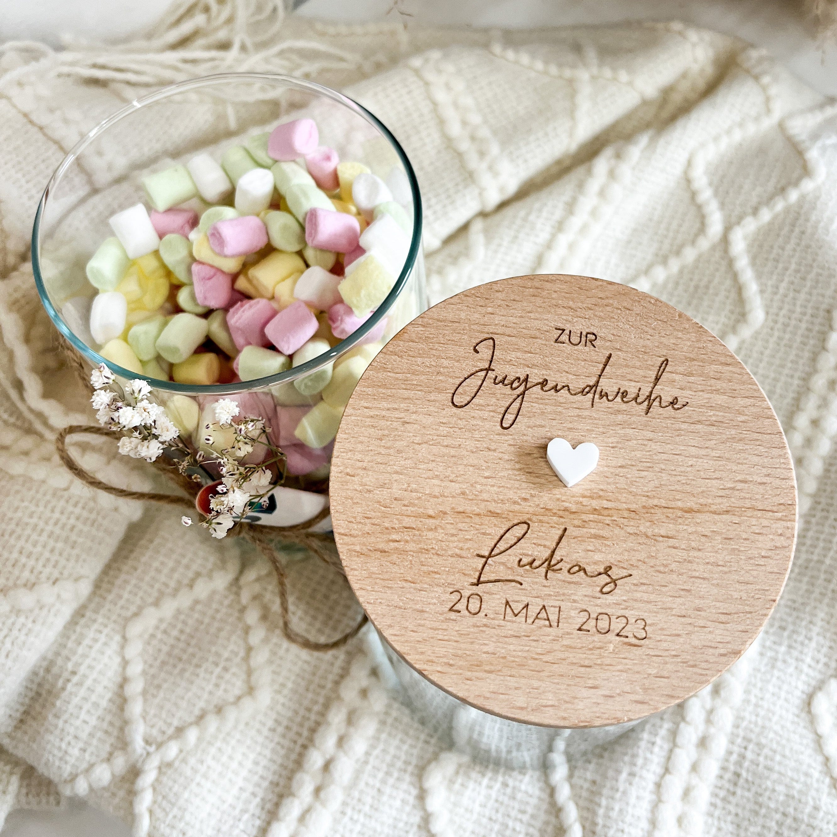 Vorratsglas · Jugendweihe