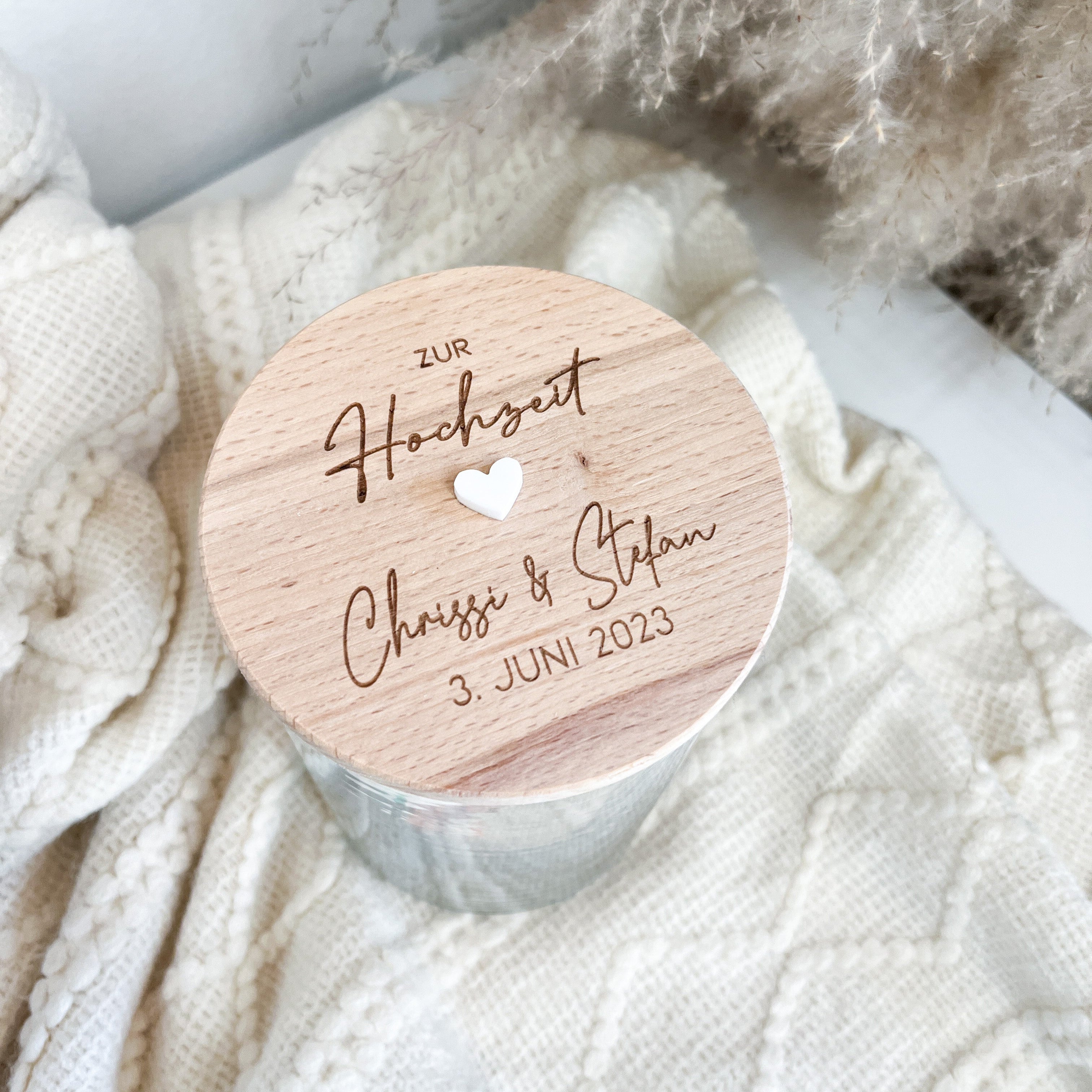 Vorratsglas · Zur Hochzeit