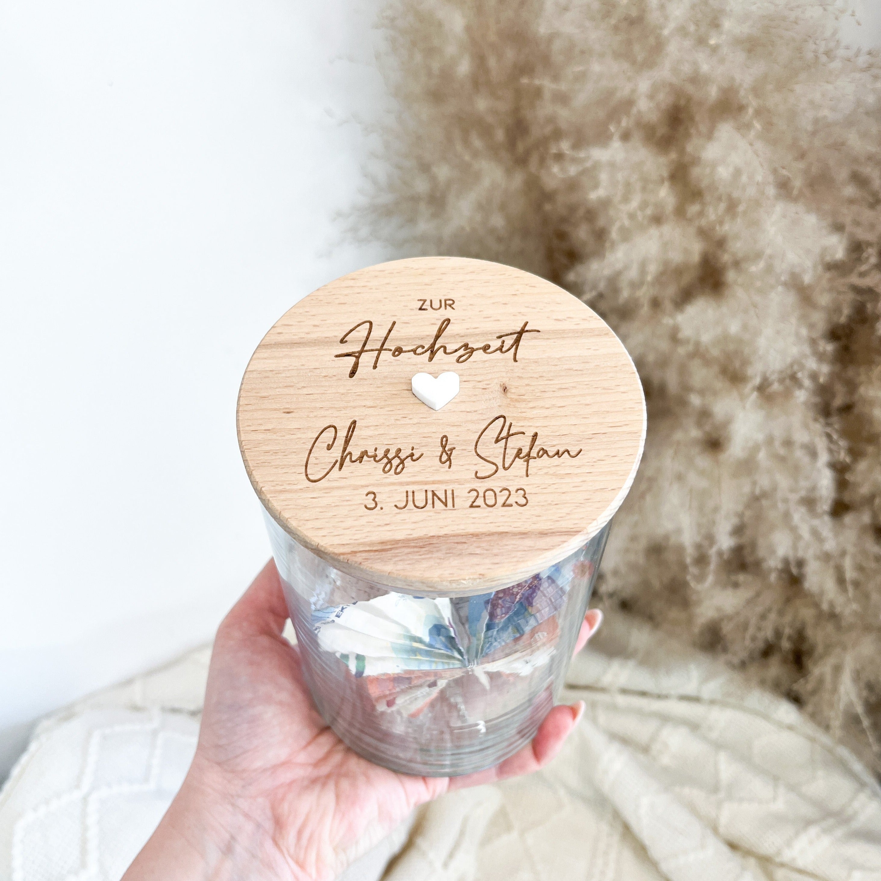 Vorratsglas · Zur Hochzeit