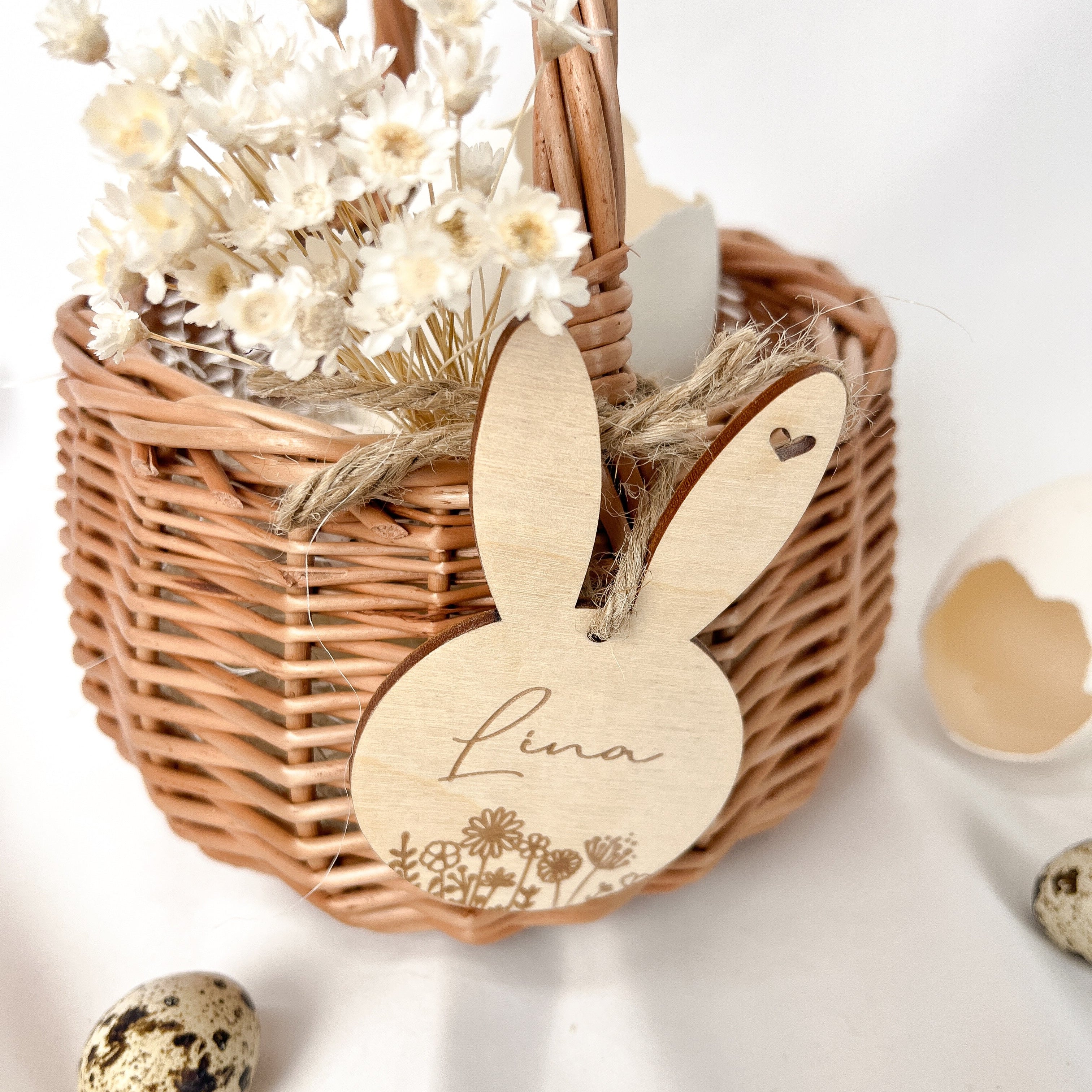 Osteranhänger · Hase mit Körbchen II