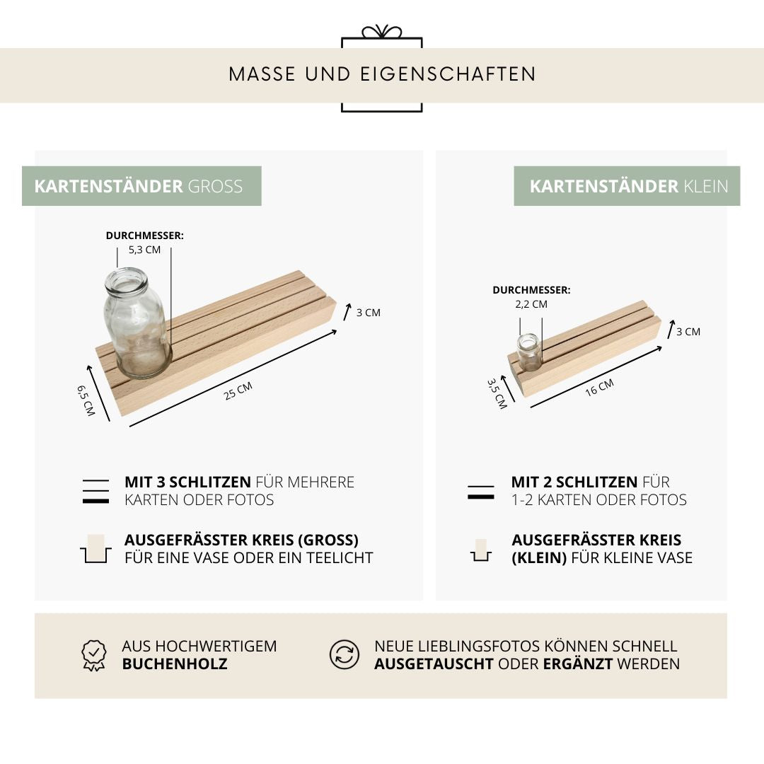 Kartenständer · Voll Schön, dass