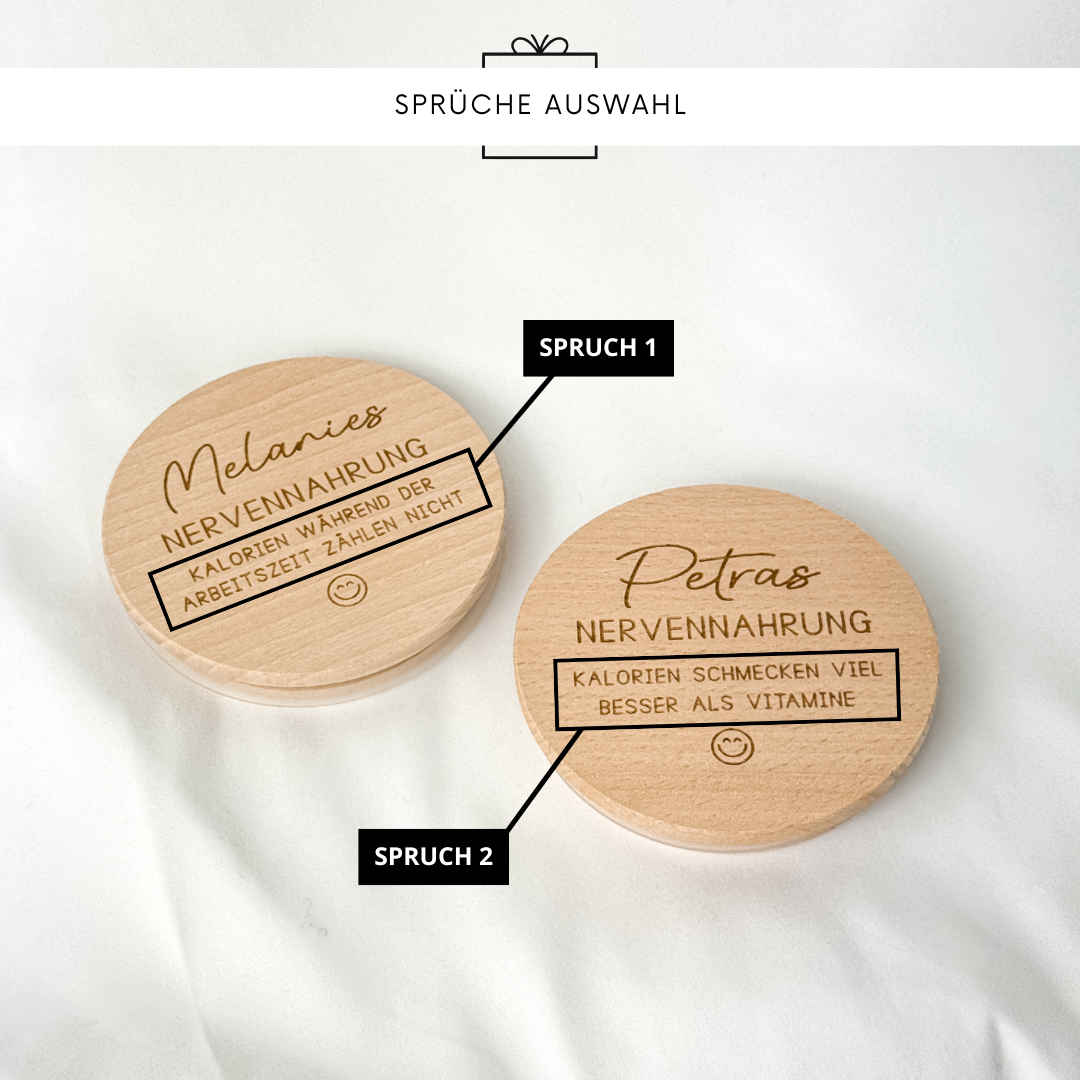 Personalisiertes Vorratsglas · Nervennahrung