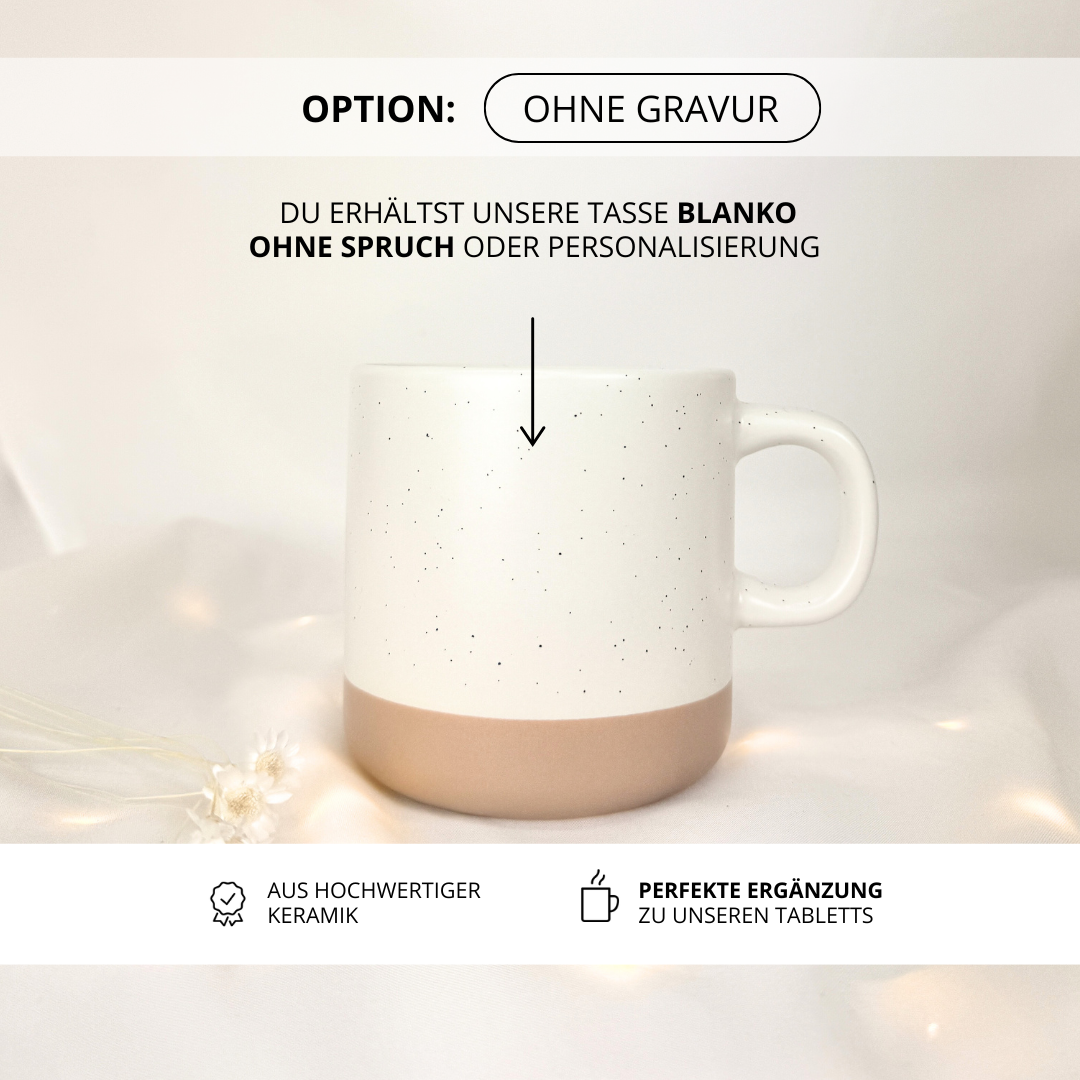 Tasse · Name mit Herz