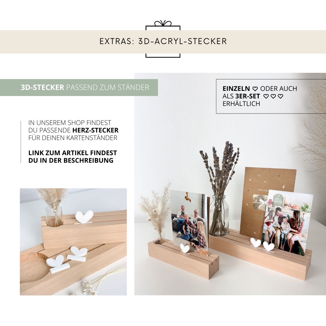 Kartenständer · Das Wertvolle im Leben