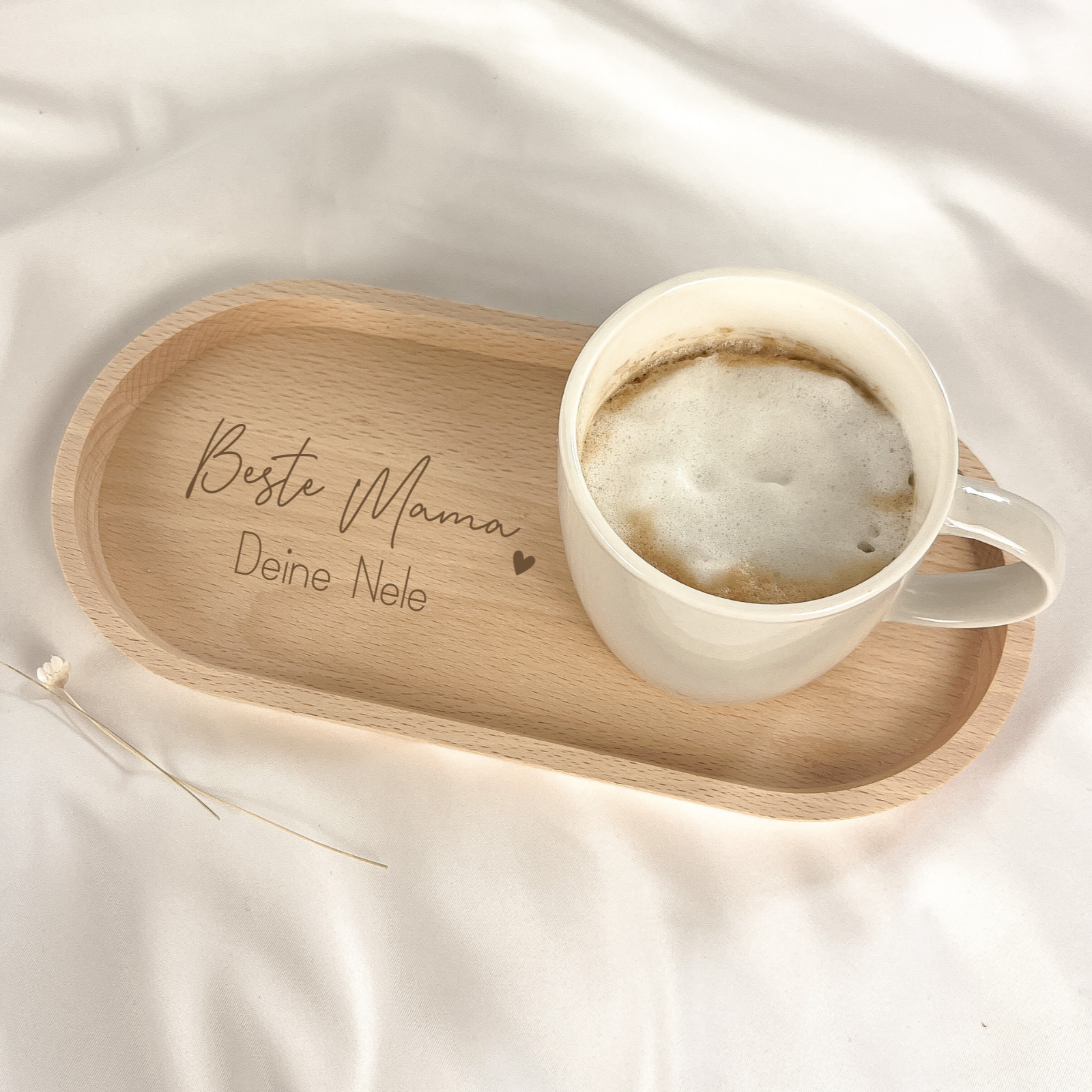 Tablett · Beste Mama / Oma + Namen