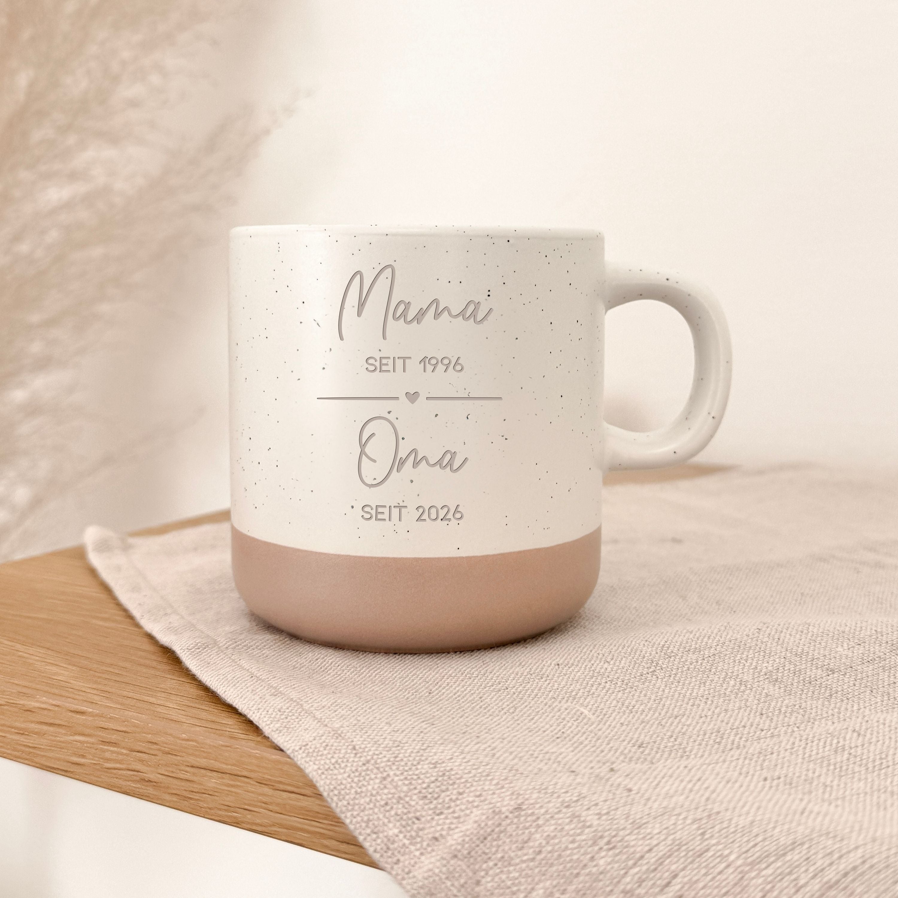 Tasse · Mama seit / Oma seit