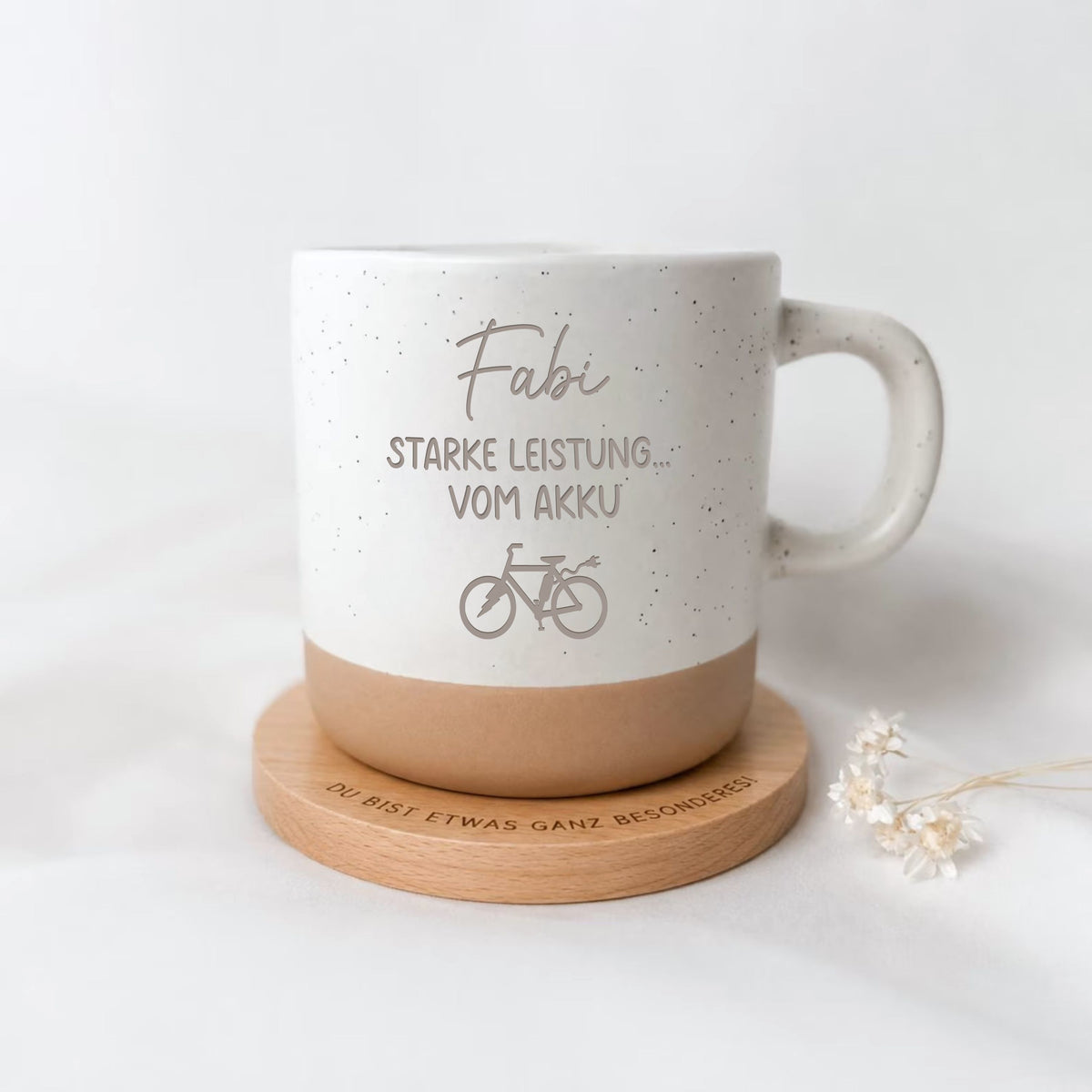 Tasse · Starke Leistung + Name