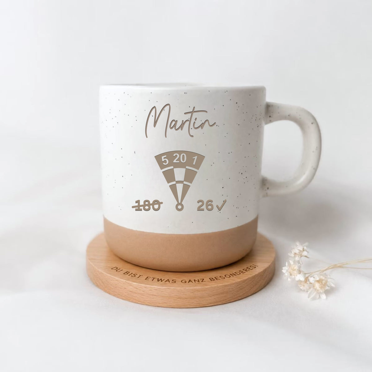 Tasse · Dart 26 + Name