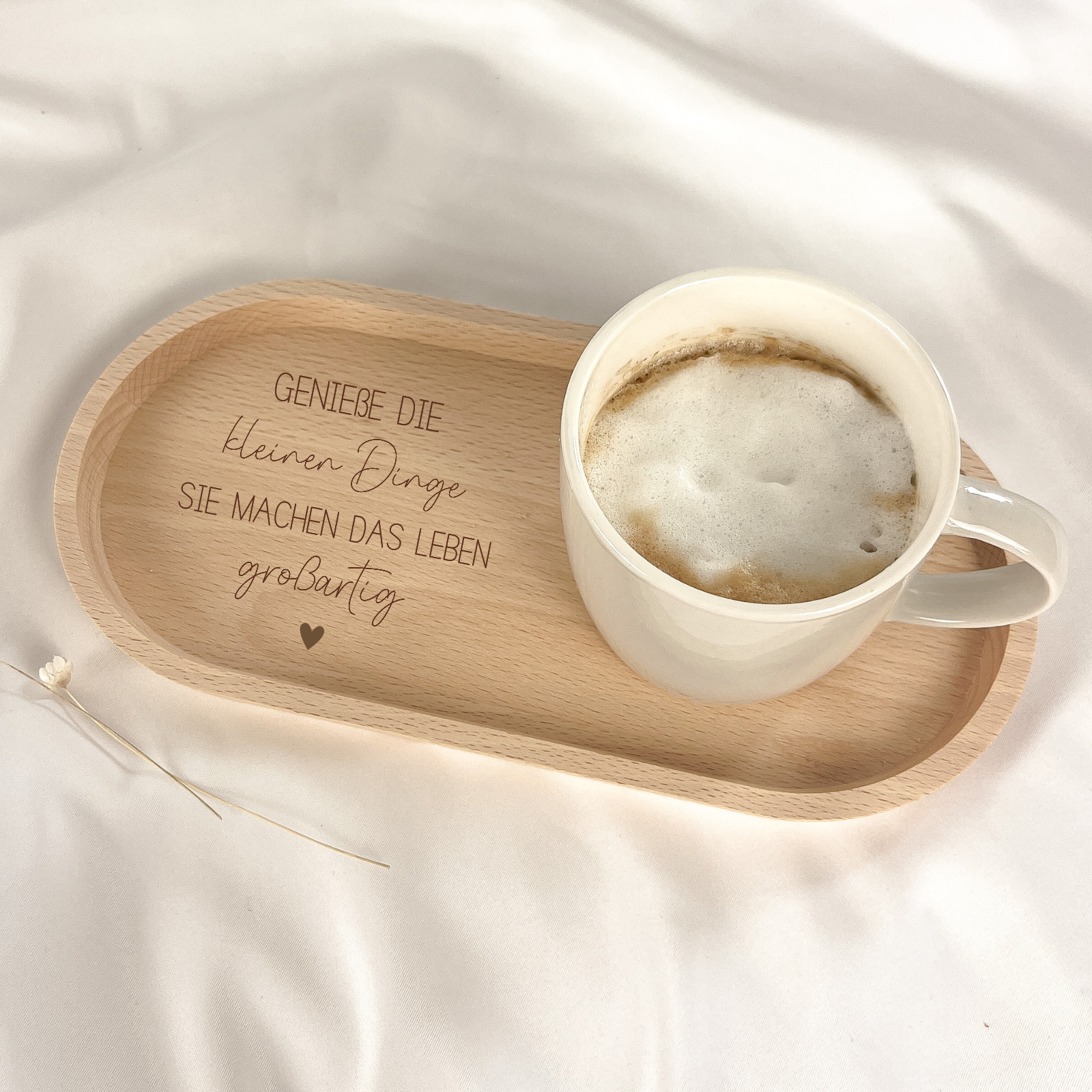 Tablett · Genieße die kleinen Dinge