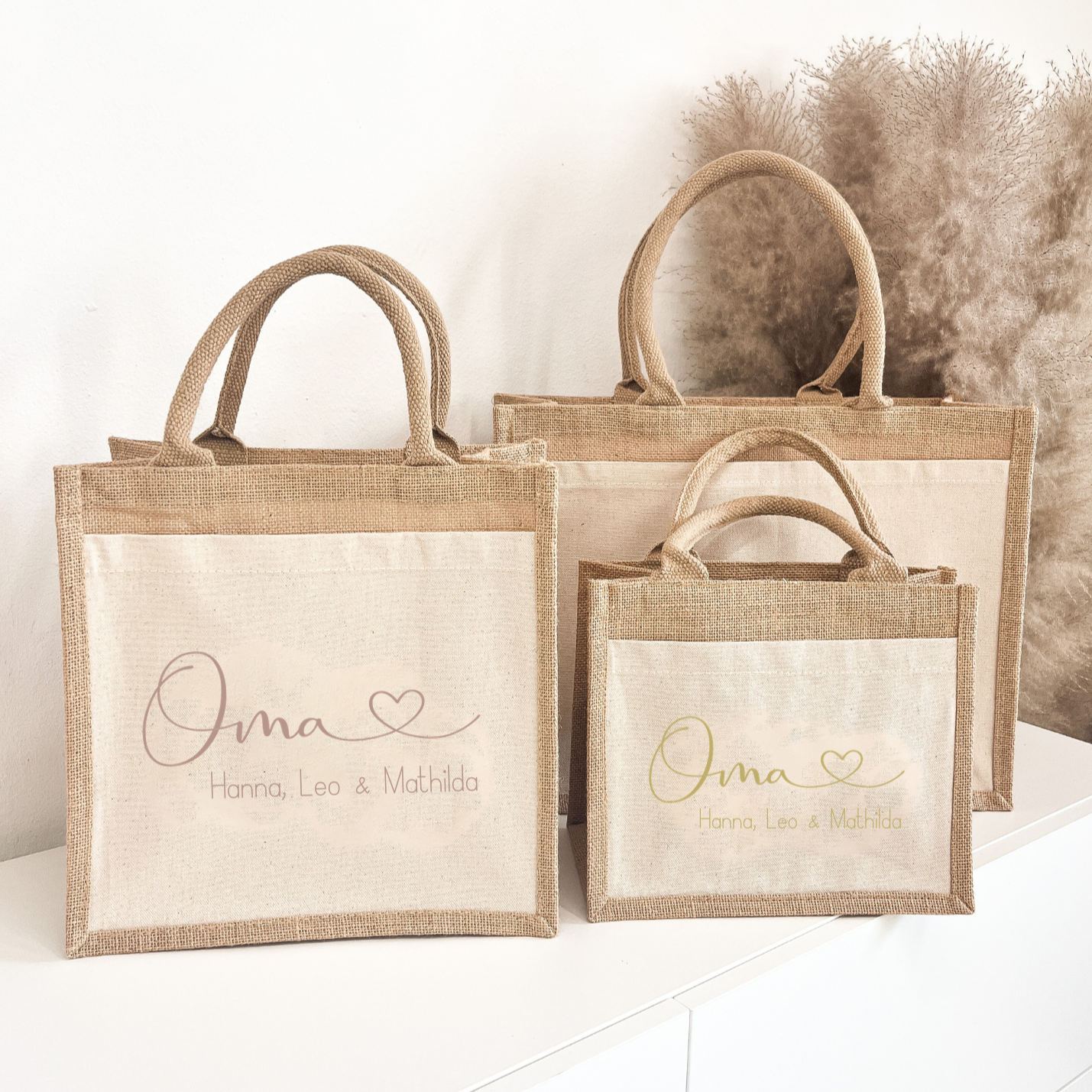 Jute Tasche · Oma mit Namen