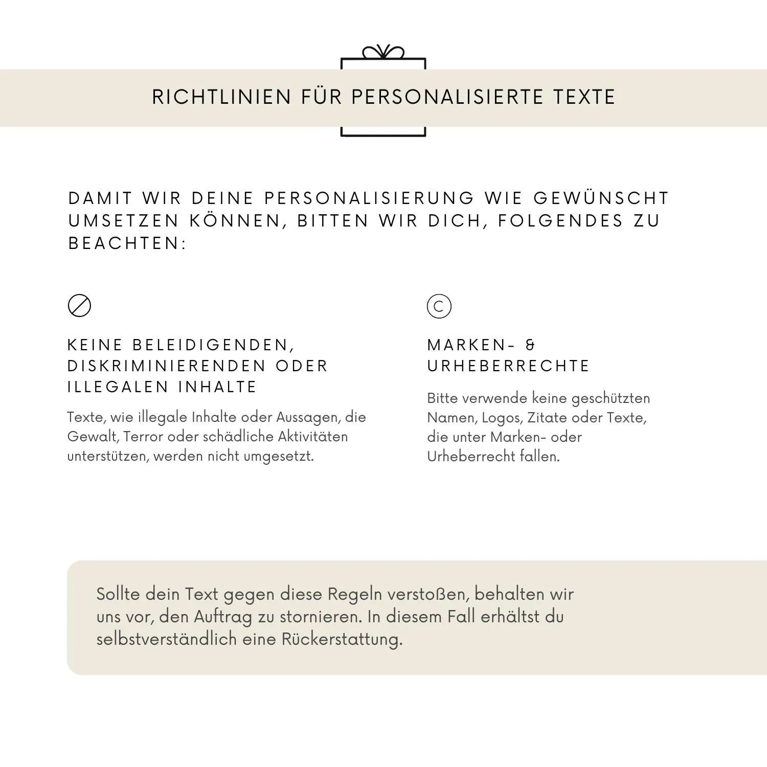 Tasse · Wunschtext (weiß)