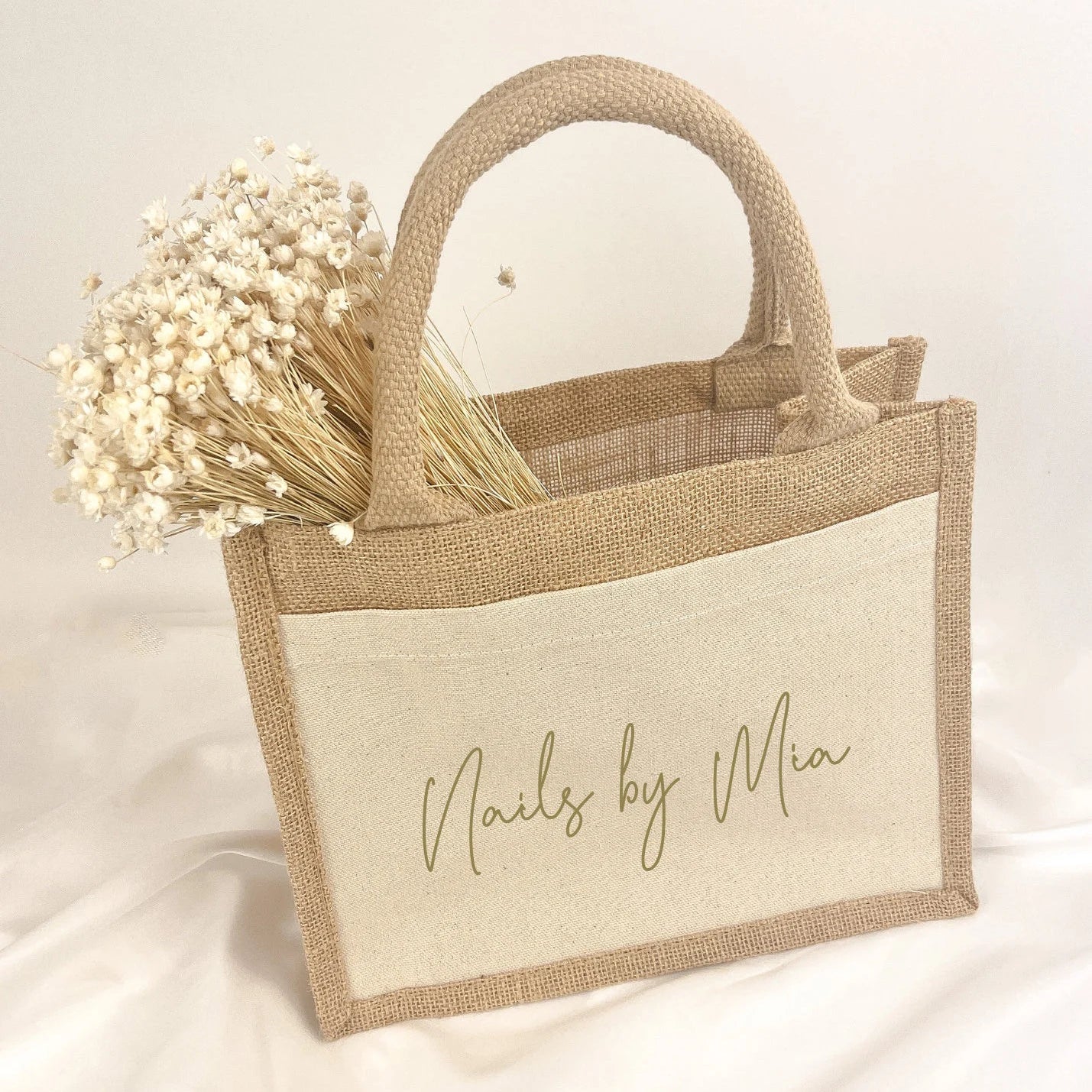 Jute Tasche · Wunschtext