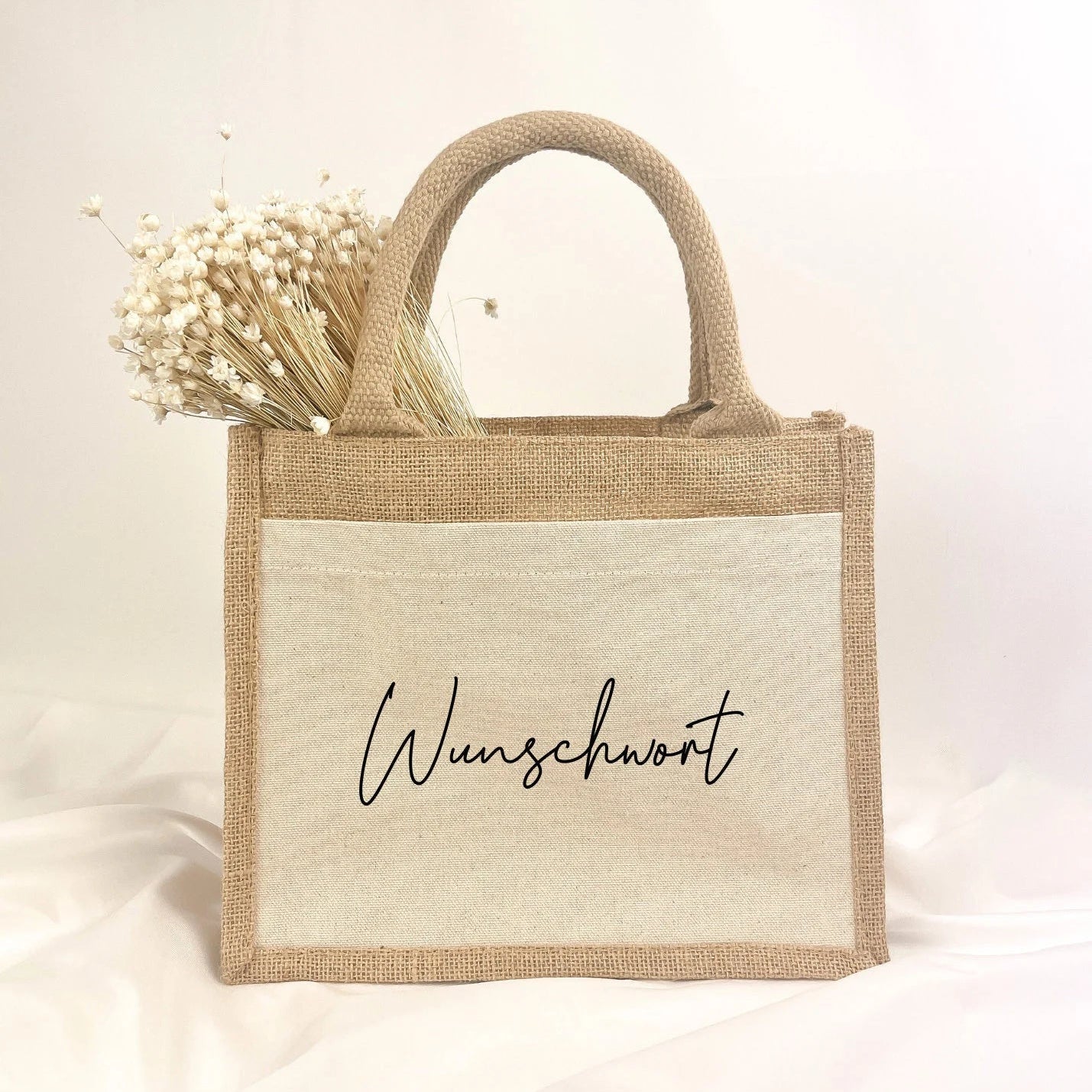 Jute Tasche · Wunschtext