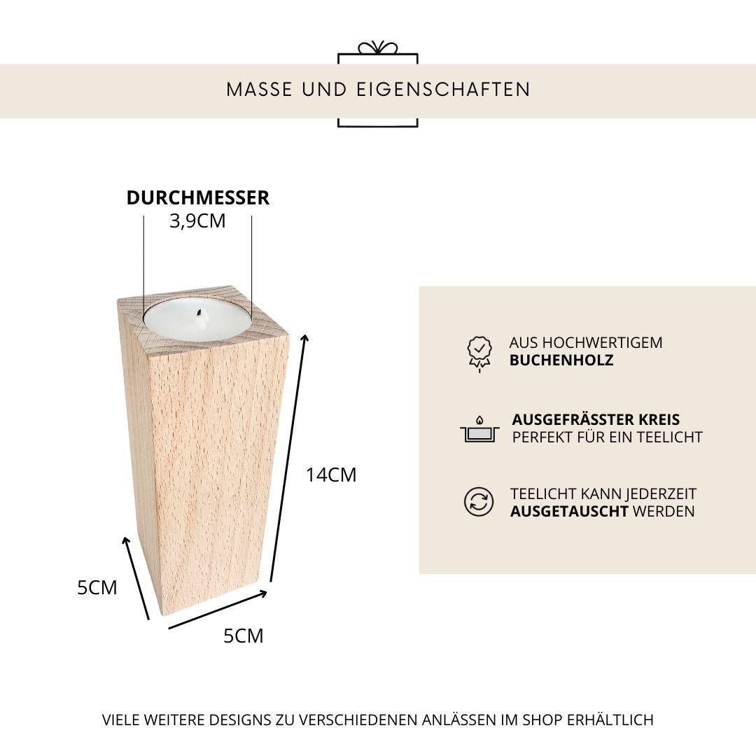 Kerzenhalter・Mama, du bist wunderbar