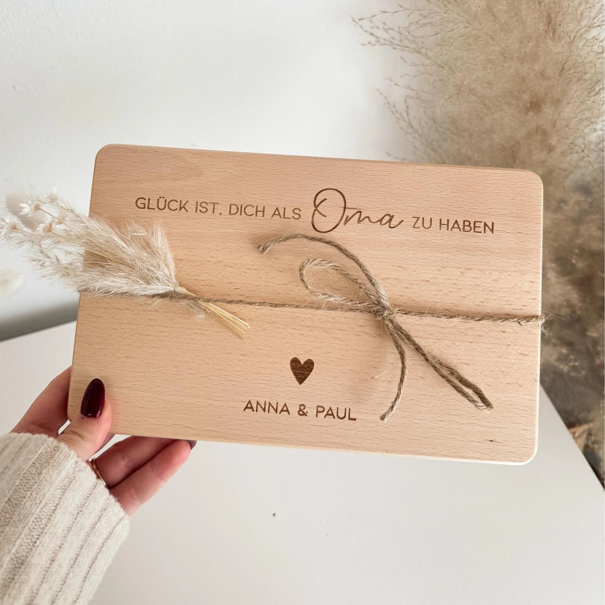 Brettchen · Glück ist, dich zu haben