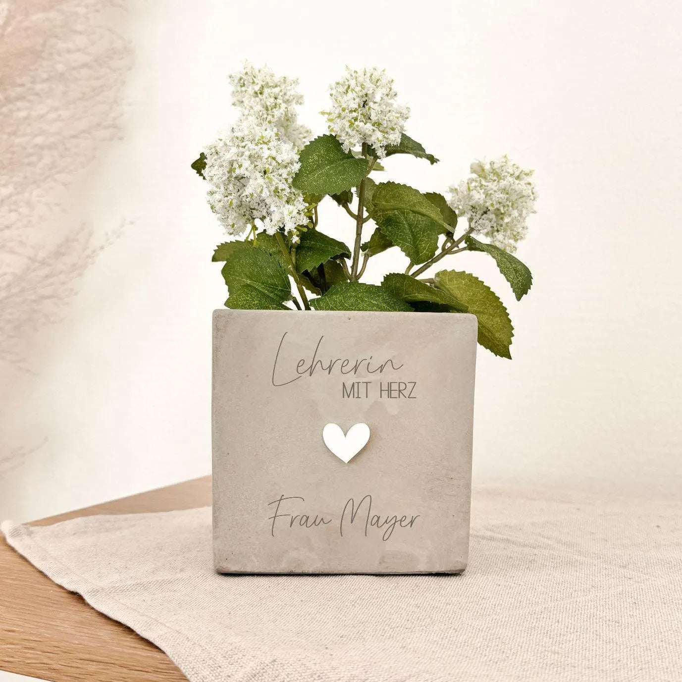 Blumentopf · Lehrerin / Tagesmutter mit Herz