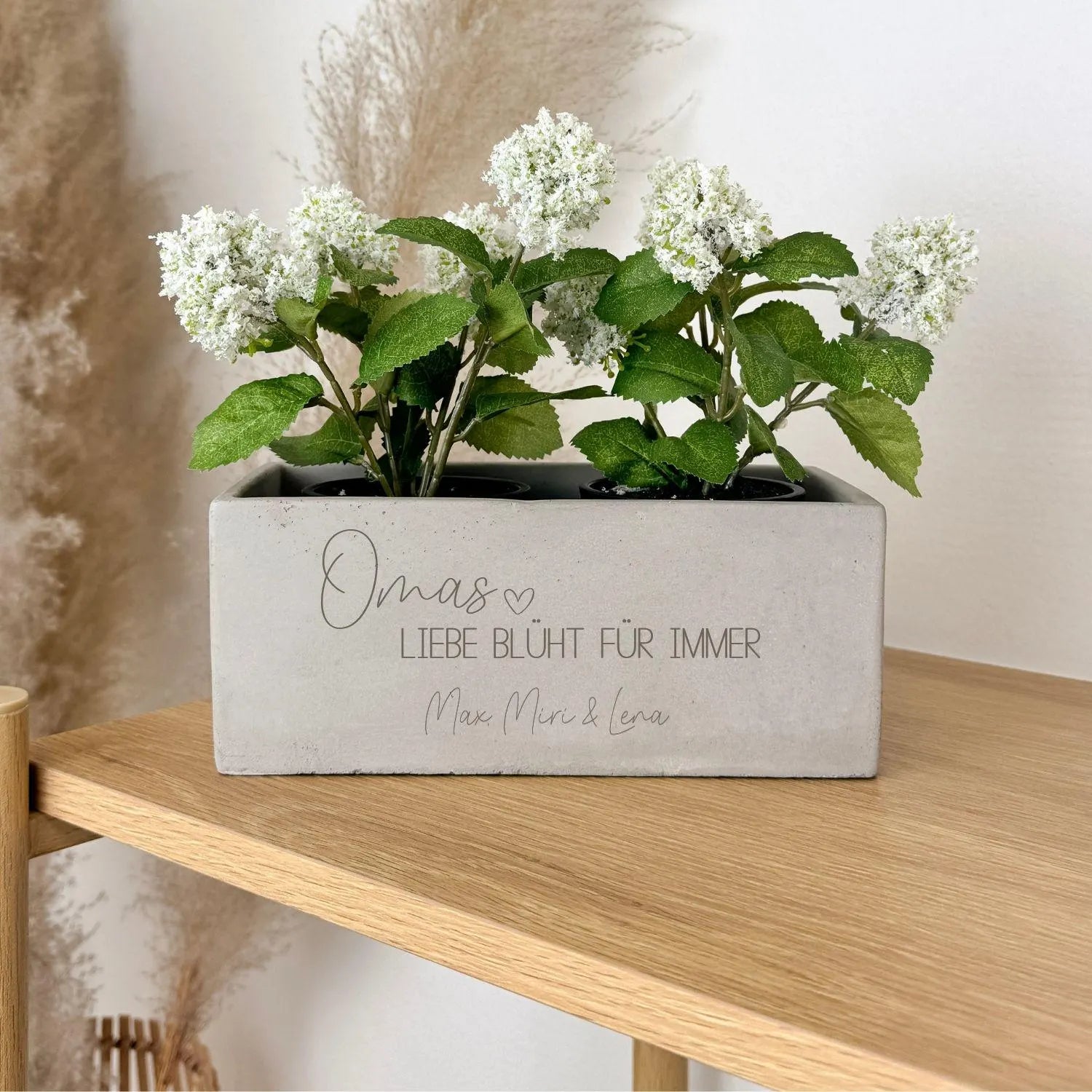 Blumentopf · Liebe Blüht für immer (Groß)