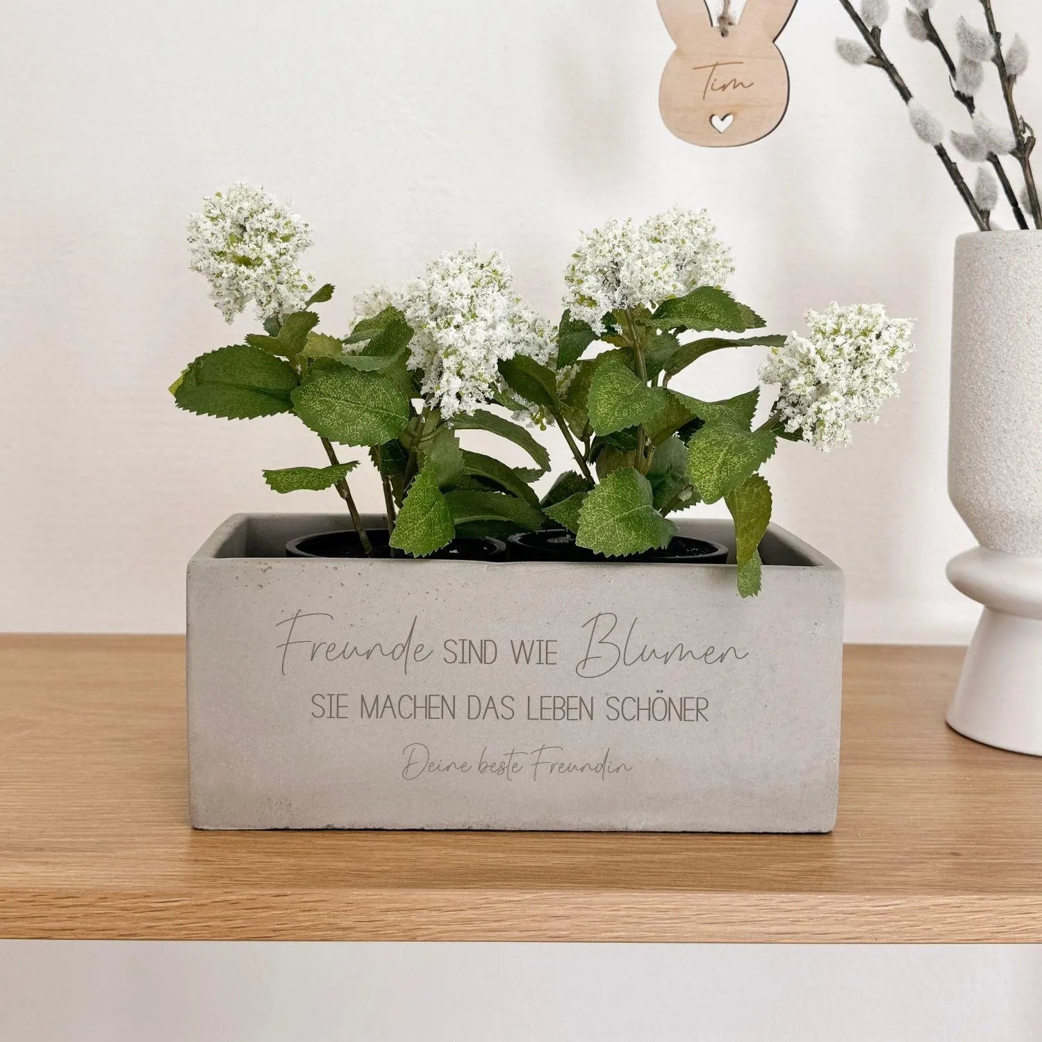 Blumentopf · Freunde sind wie Blumen (Groß)