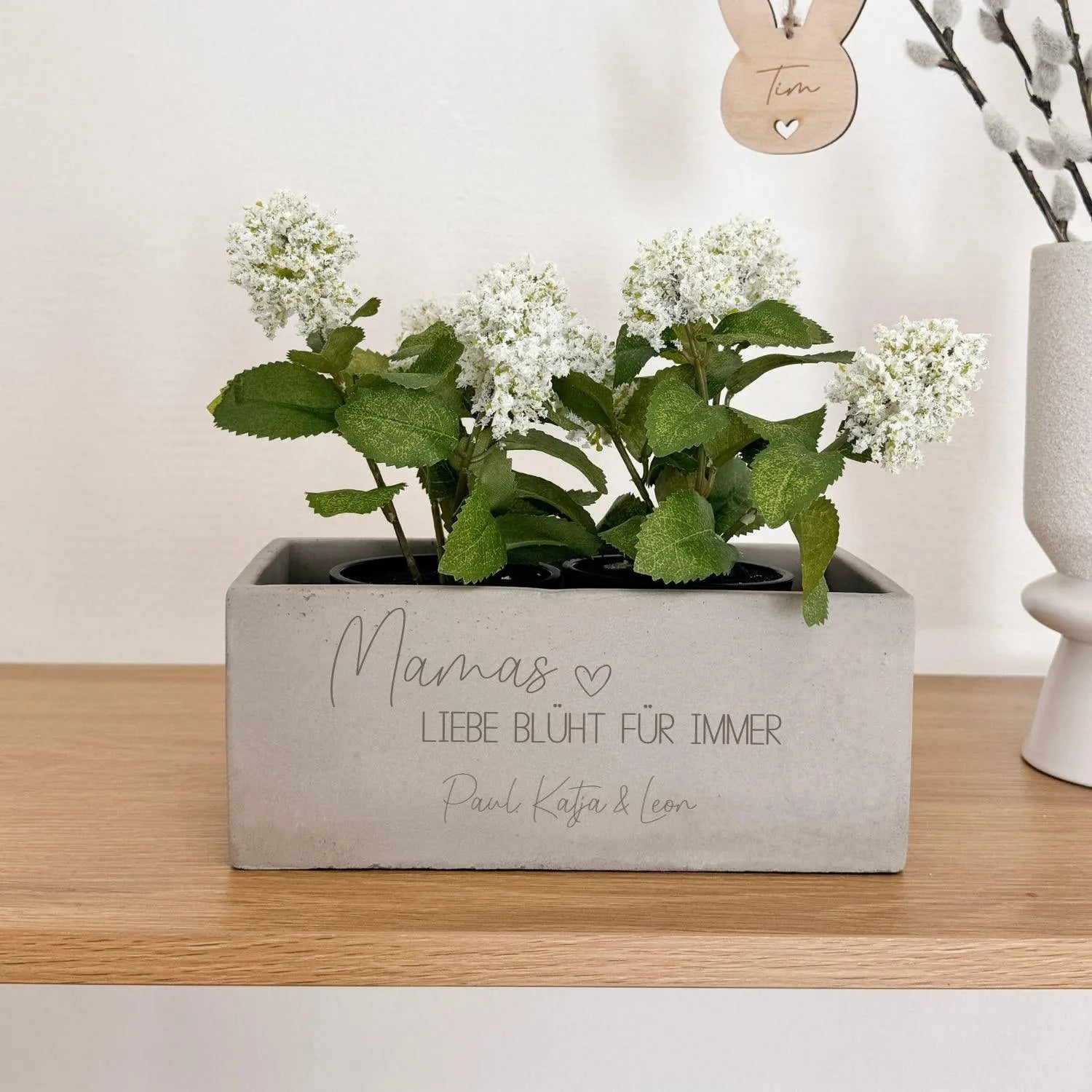 Blumentopf · Liebe Blüht für immer (Groß)