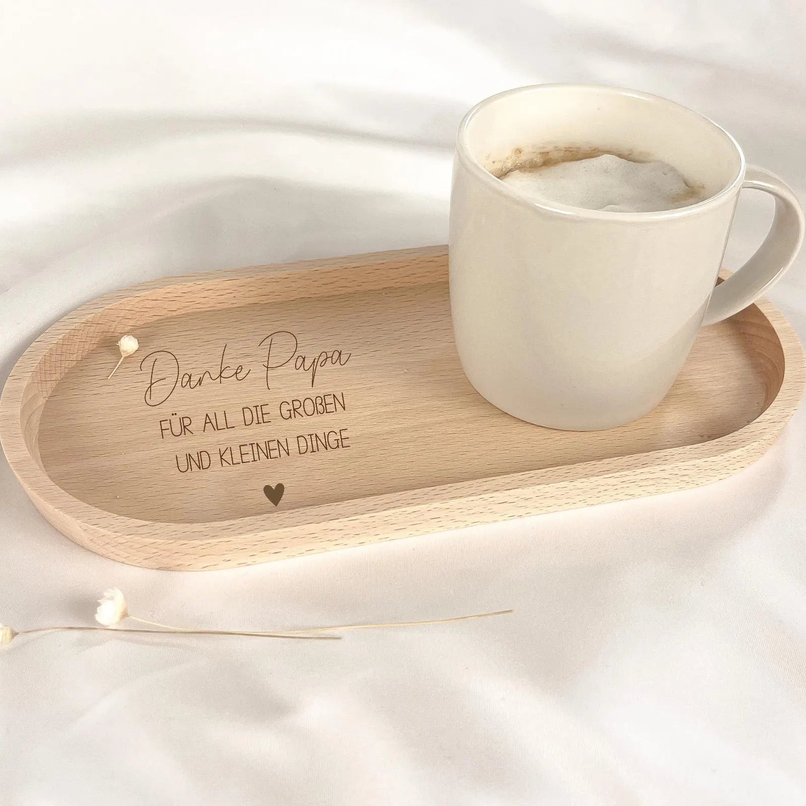 Tablett · Danke Mama + Name