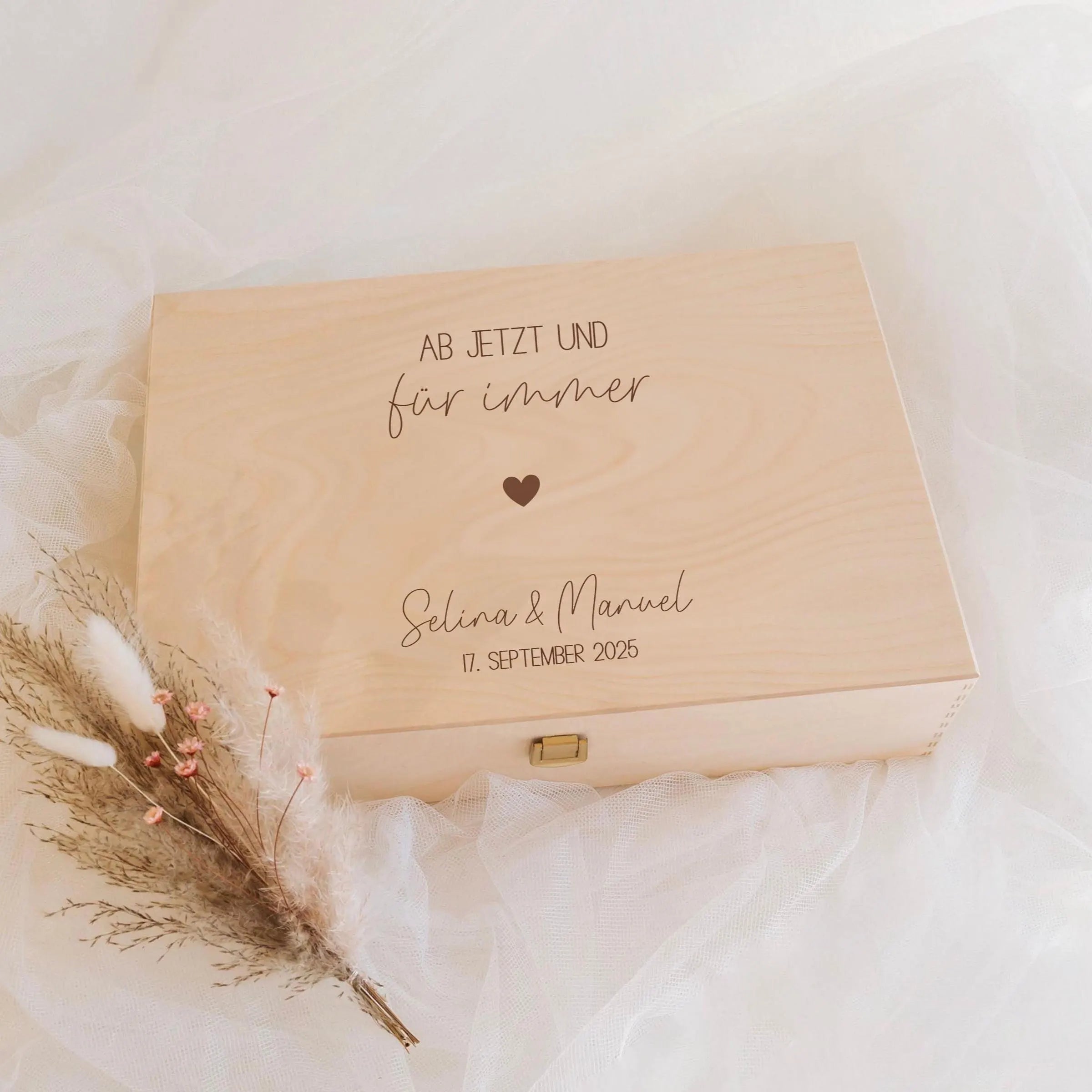Geschenkbox Hochzeit Ab jetzt und für immer