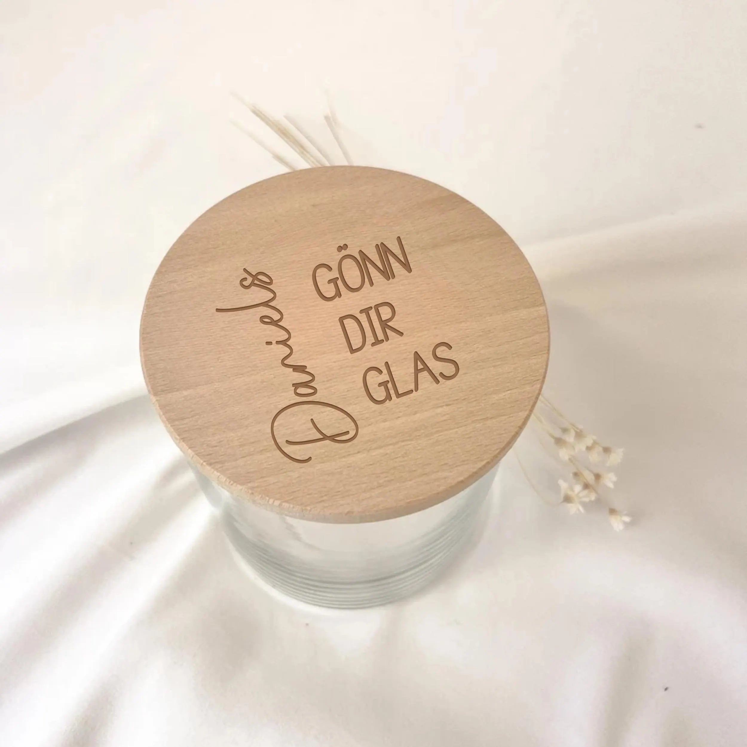 Vorratsglas · Gönn dir + Name