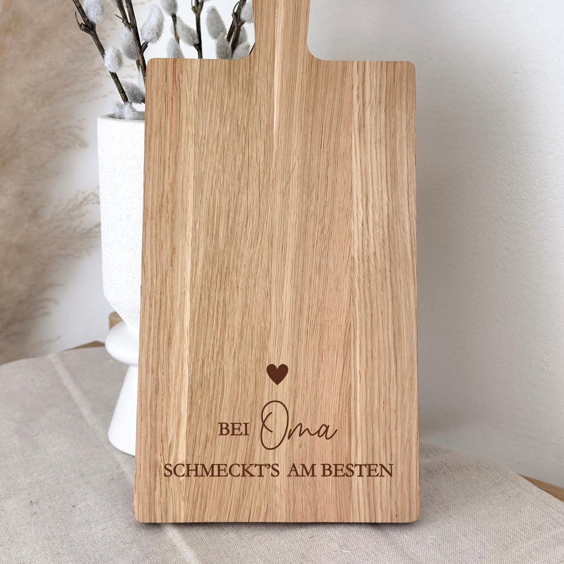 Eichenbrett · Bei ... schmeckt's am besten