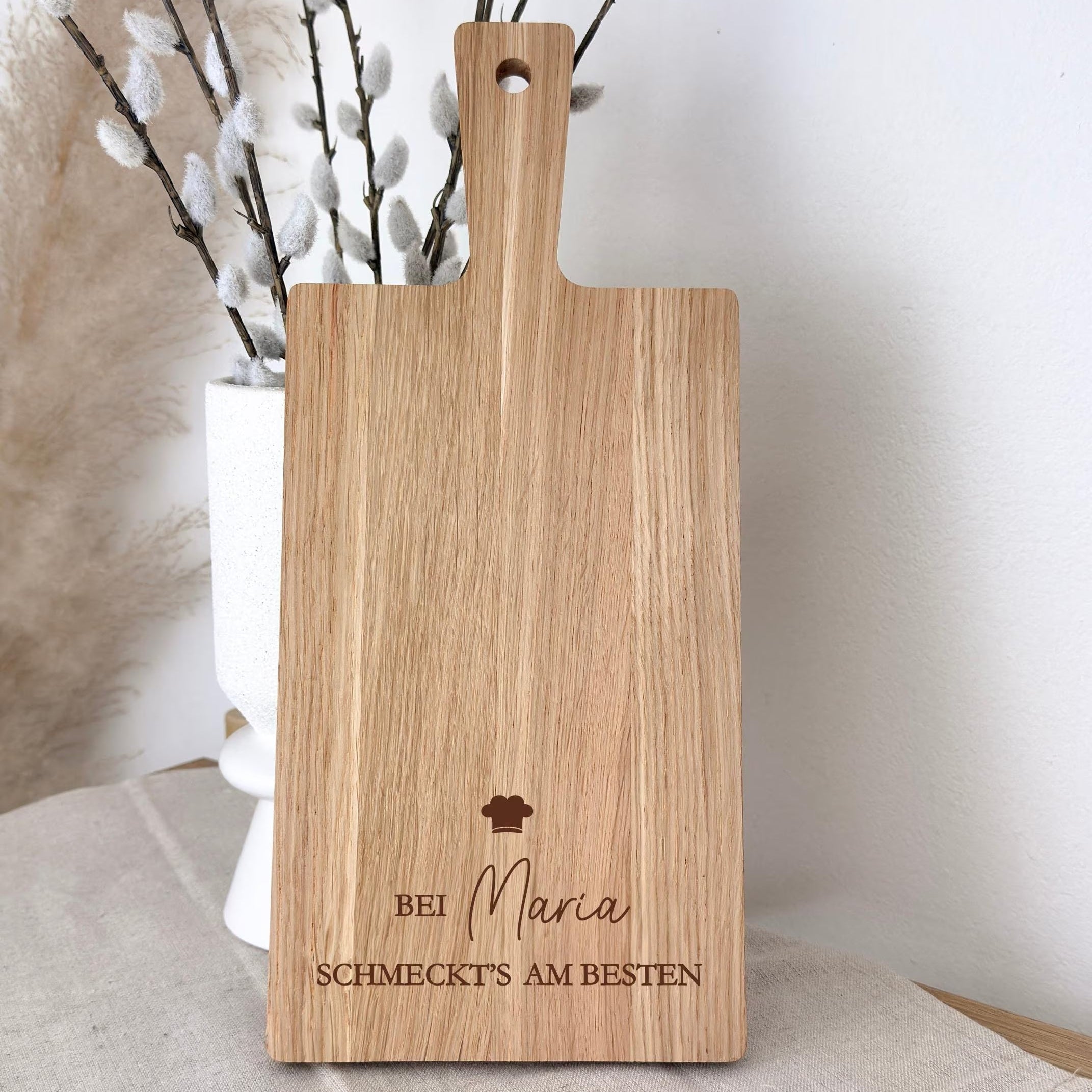 Eichenbrett · Bei ... schmeckt's am besten