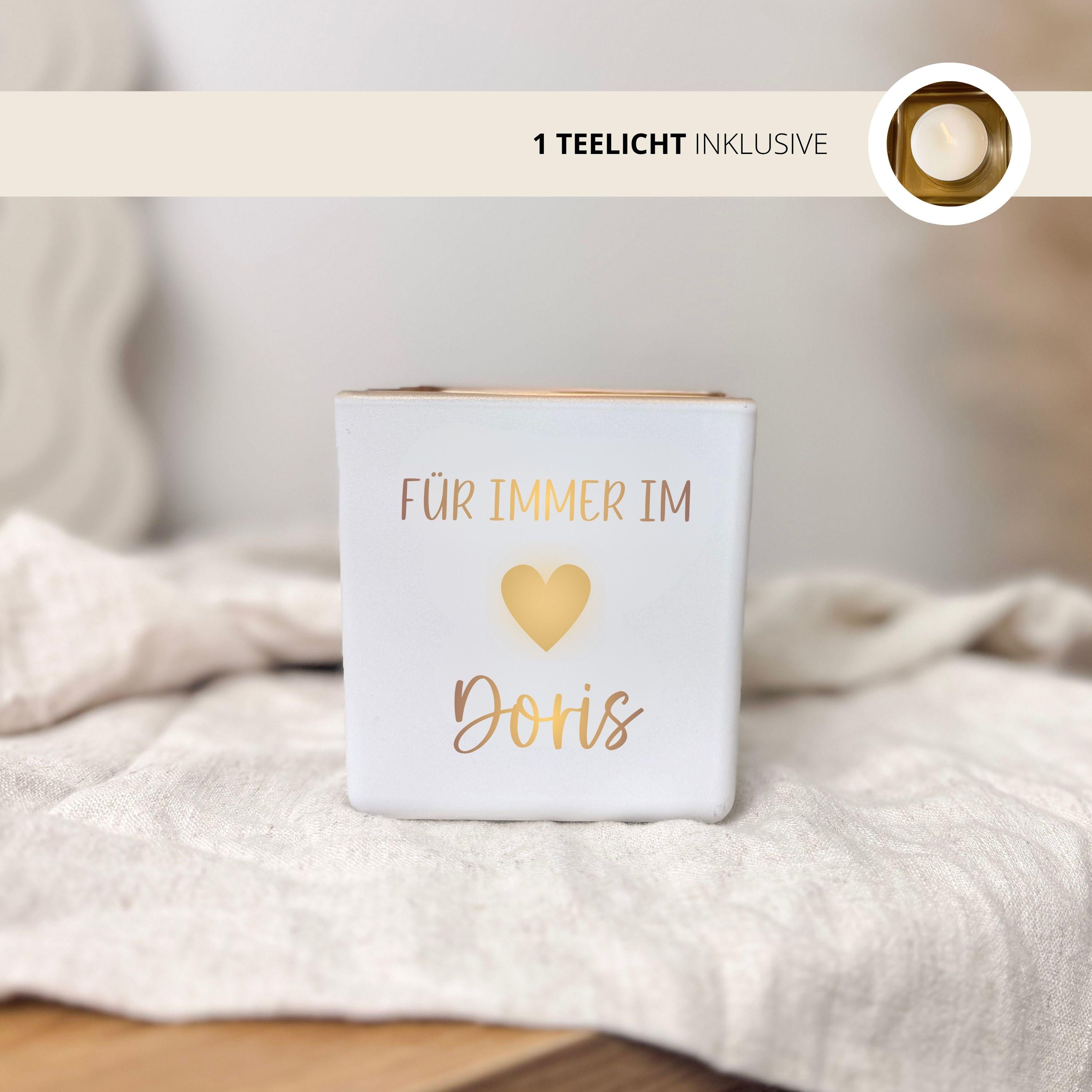 Windlicht · Für immer im Herz