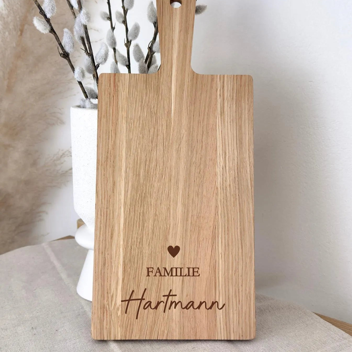 Eichenbrett · Wunschgravur